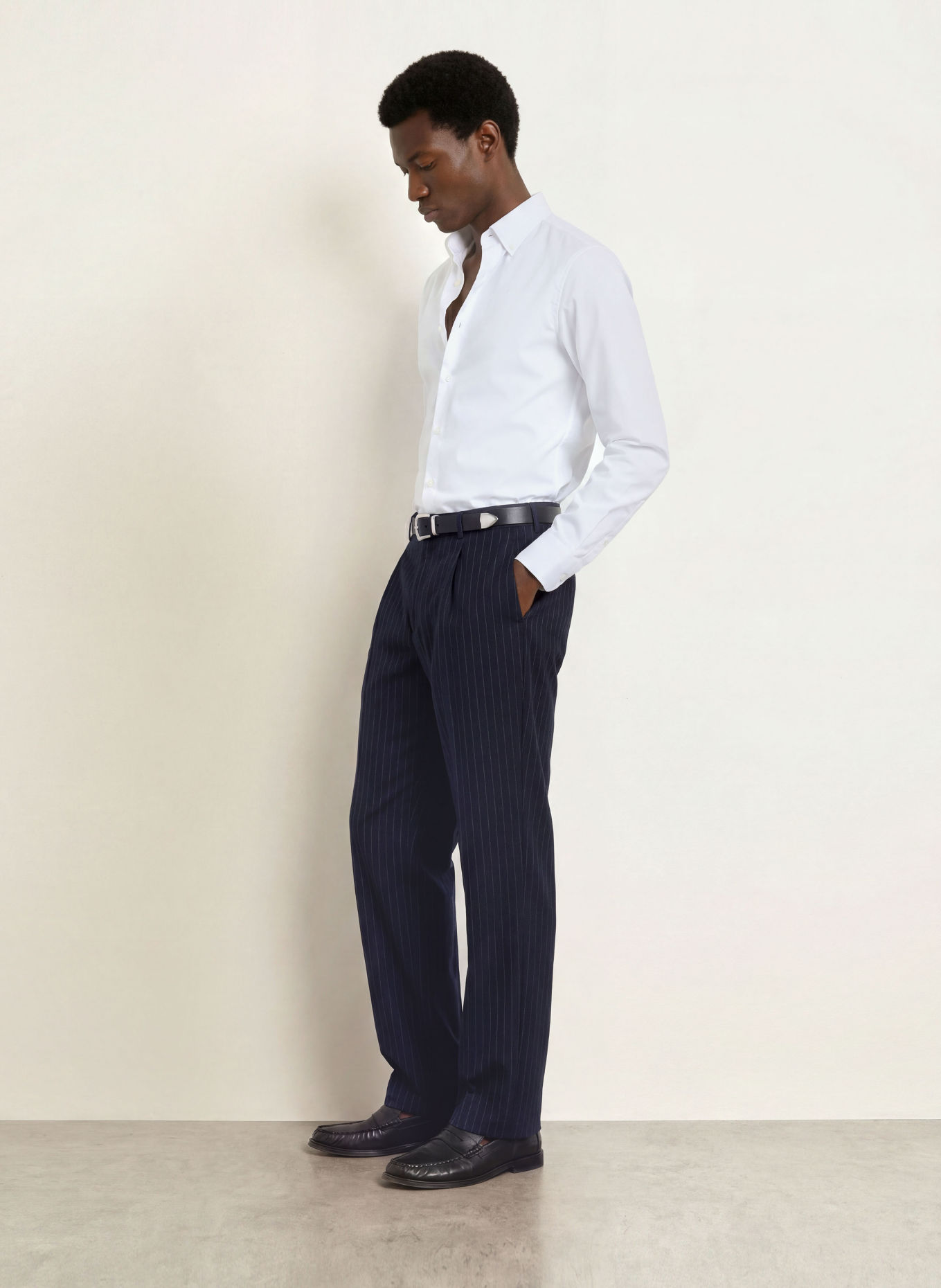 PAUL Skjorta Shaped Fit: VIT