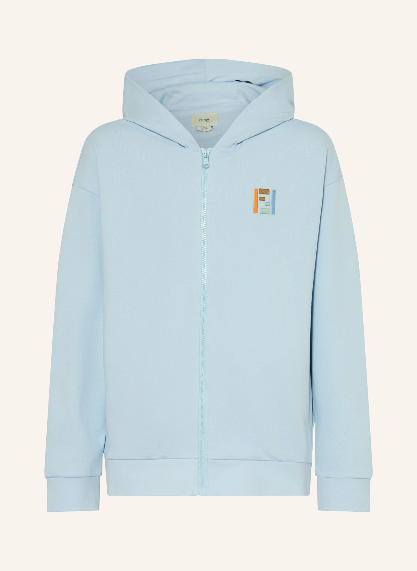 FENDI Sweatjacke: HELLBLAU