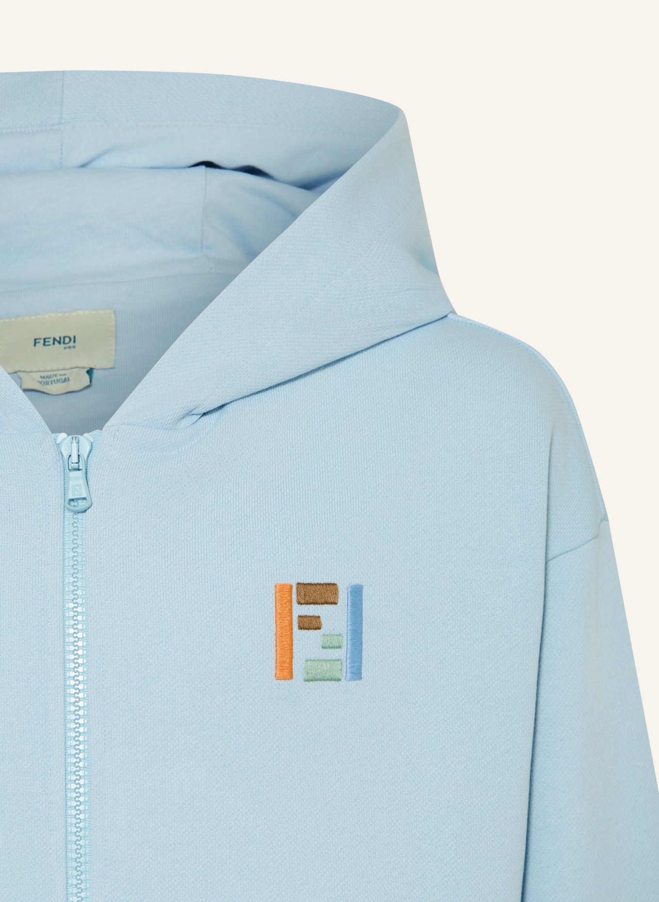 FENDI Sweatjacke: HELLBLAU