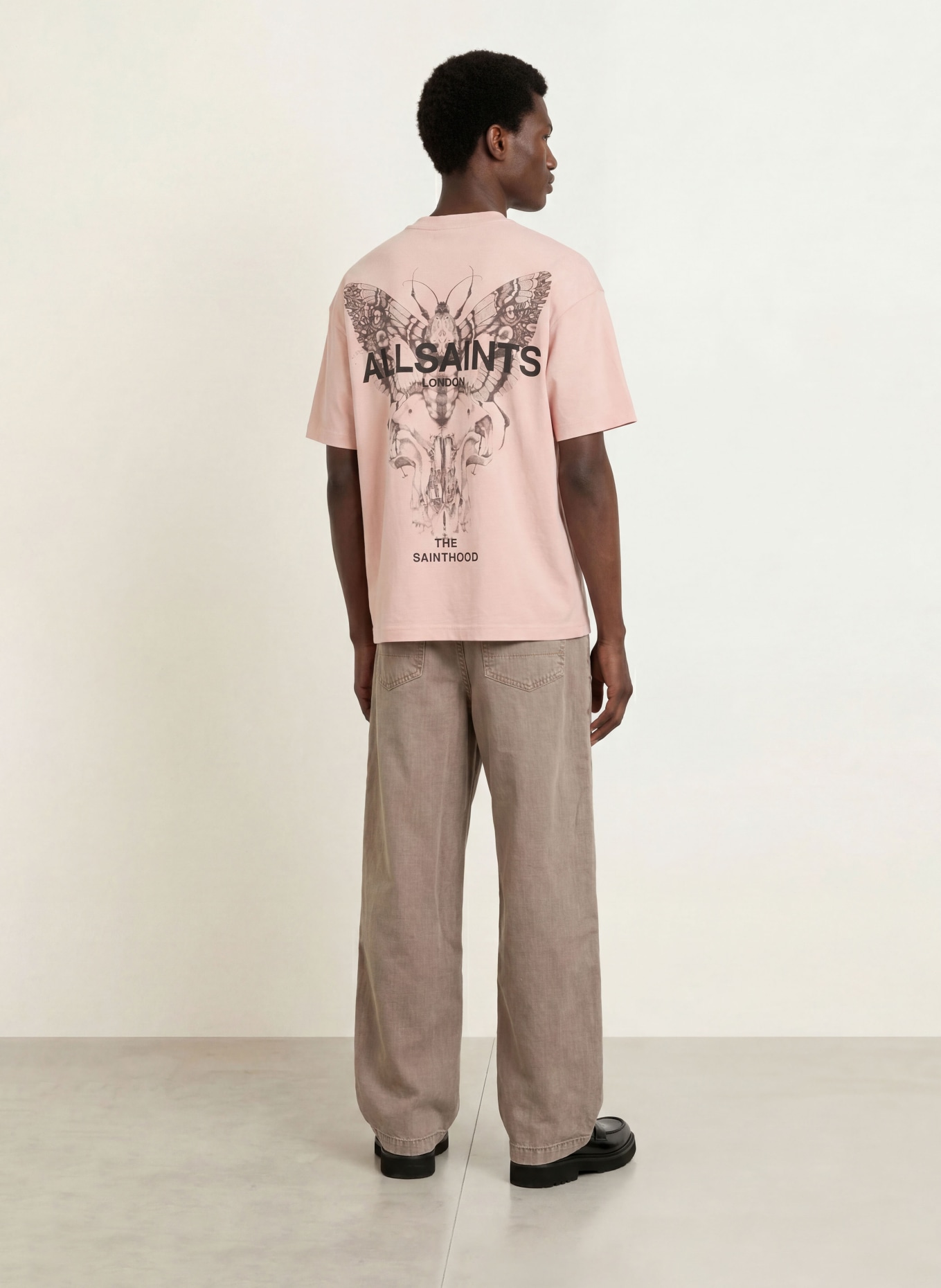 ALLSAINTS HALLIS T-shirt: ROSE