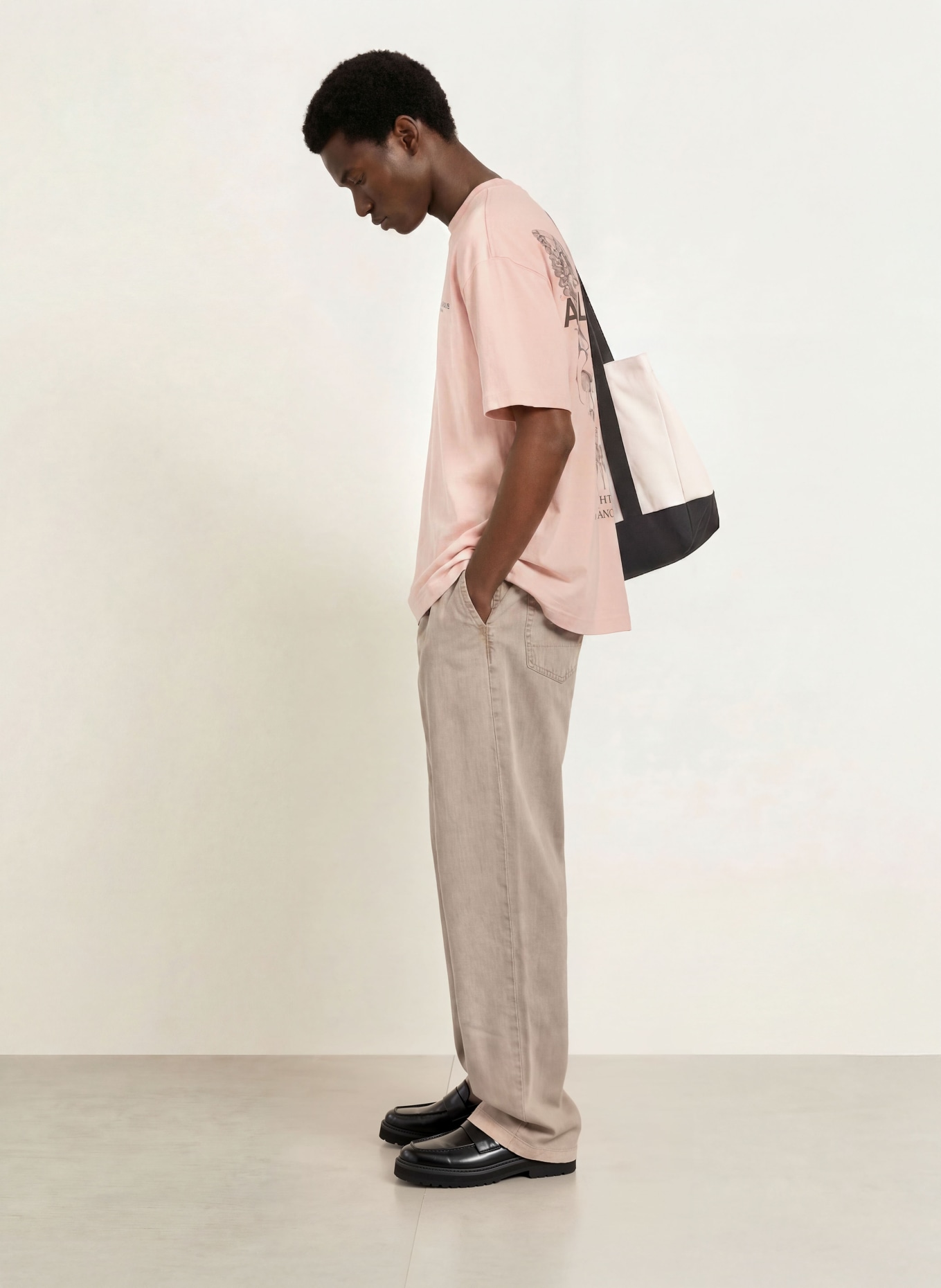 ALLSAINTS HALLIS T-shirt: ROSE