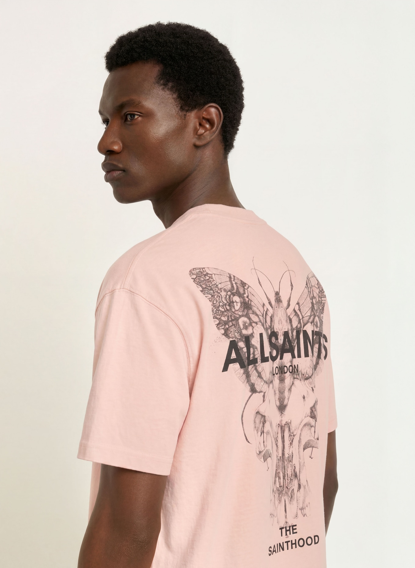 ALLSAINTS HALLIS T-shirt: ROSE