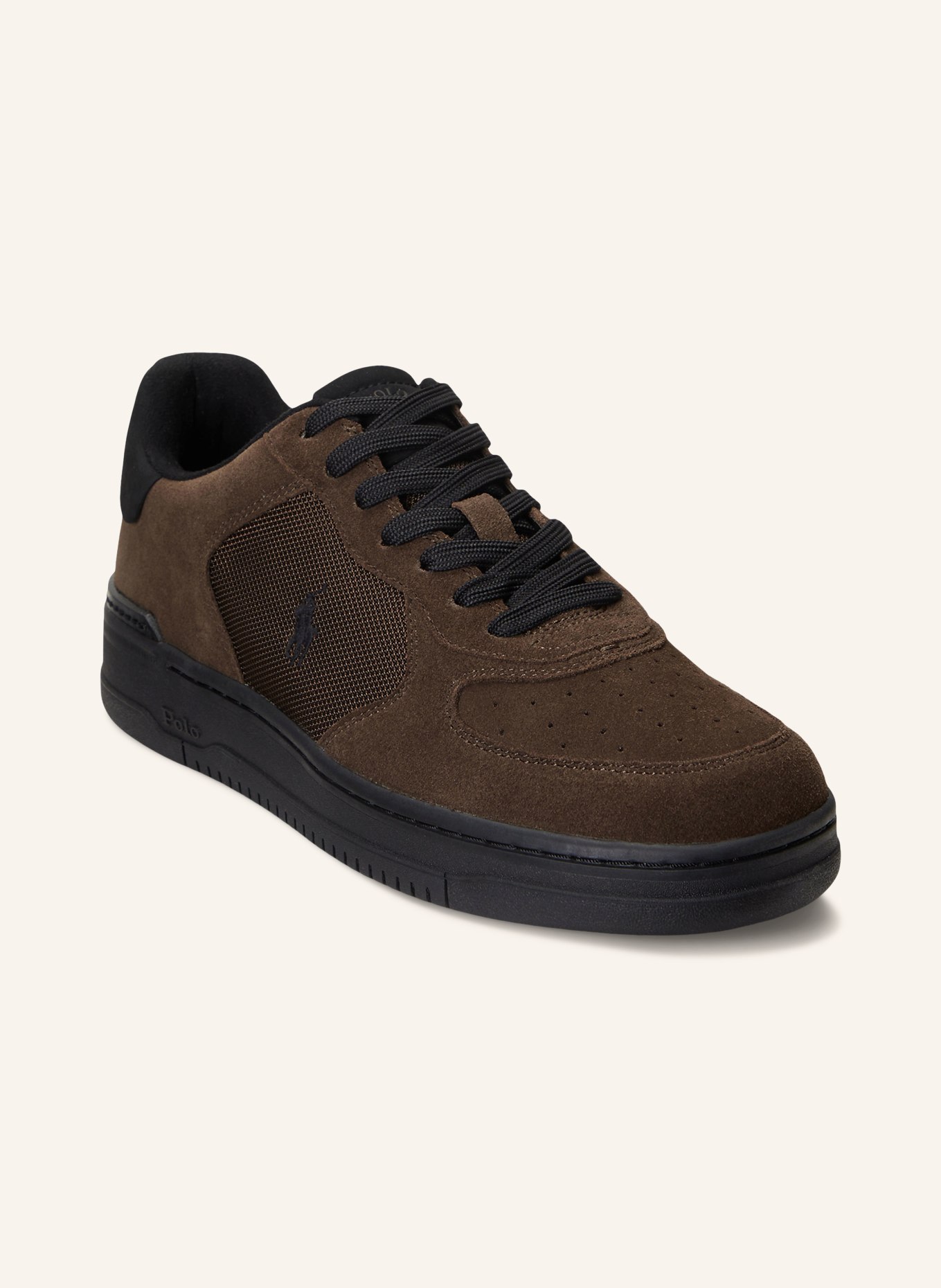 POLO RALPH LAUREN Sneaker MASTERS COURT: BRAUN / SCHWARZ