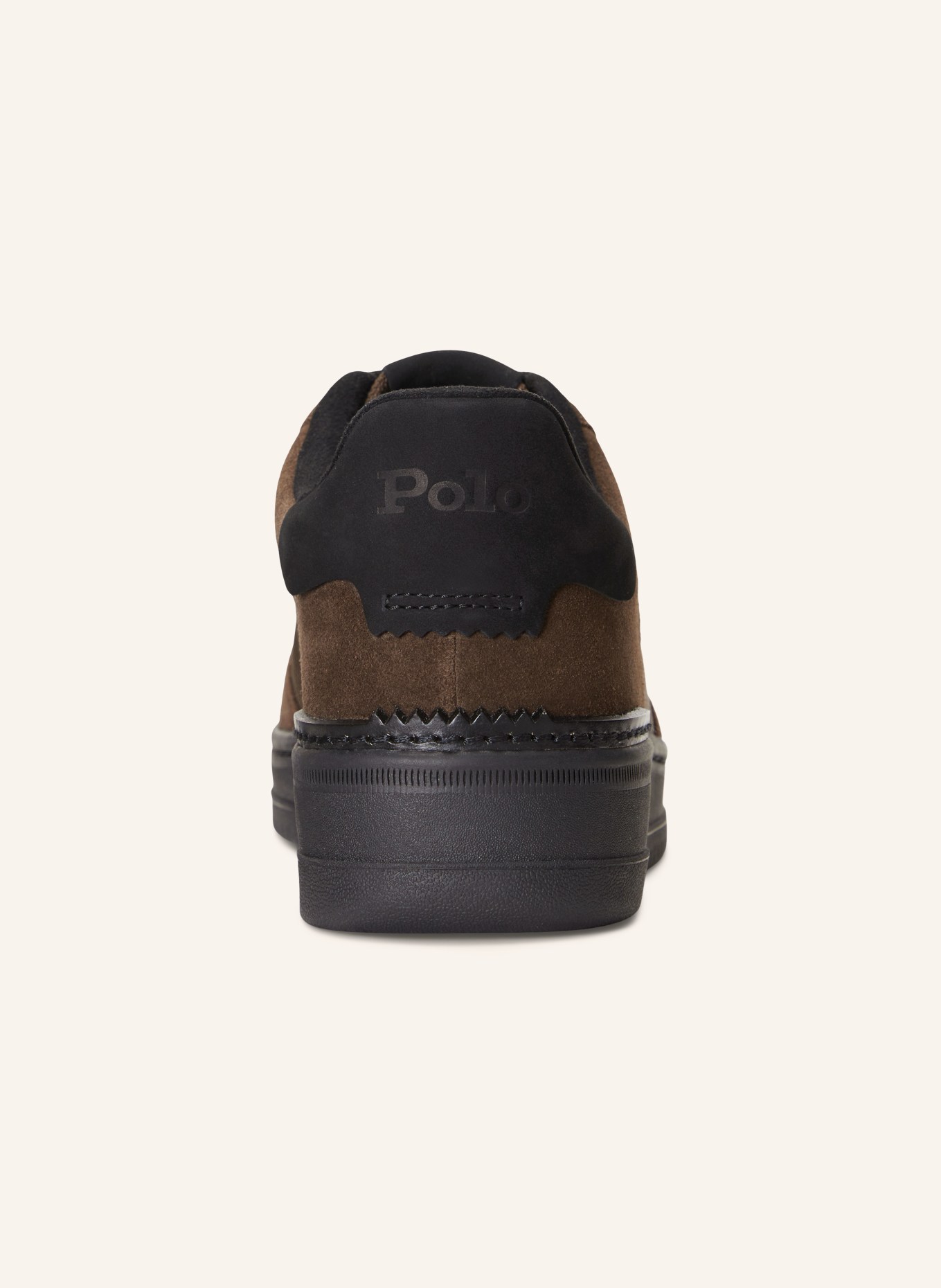 POLO RALPH LAUREN Sneaker MASTERS COURT: BRAUN / SCHWARZ