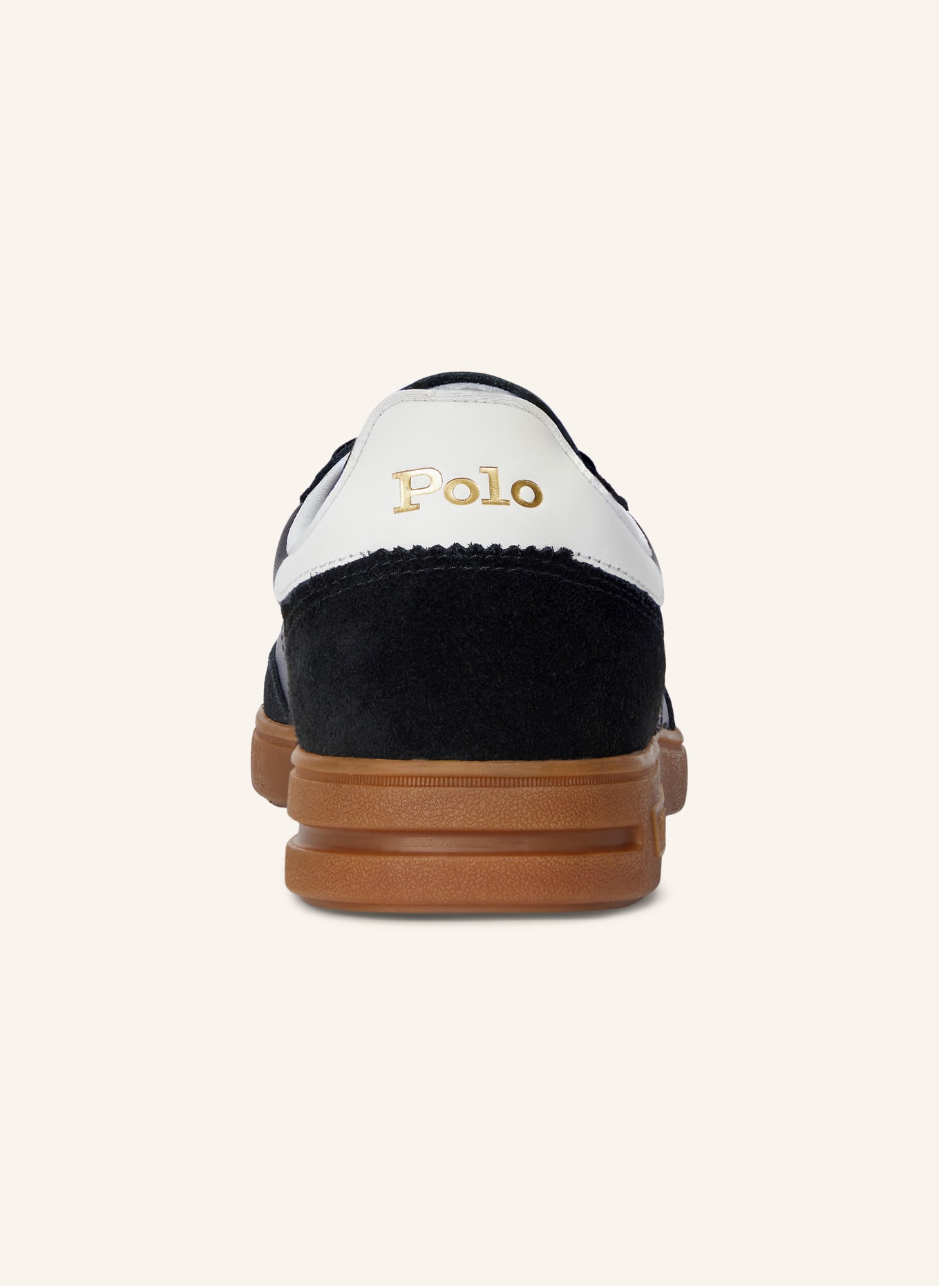 POLO RALPH LAUREN Sneaker: SCHWARZ / WEISS