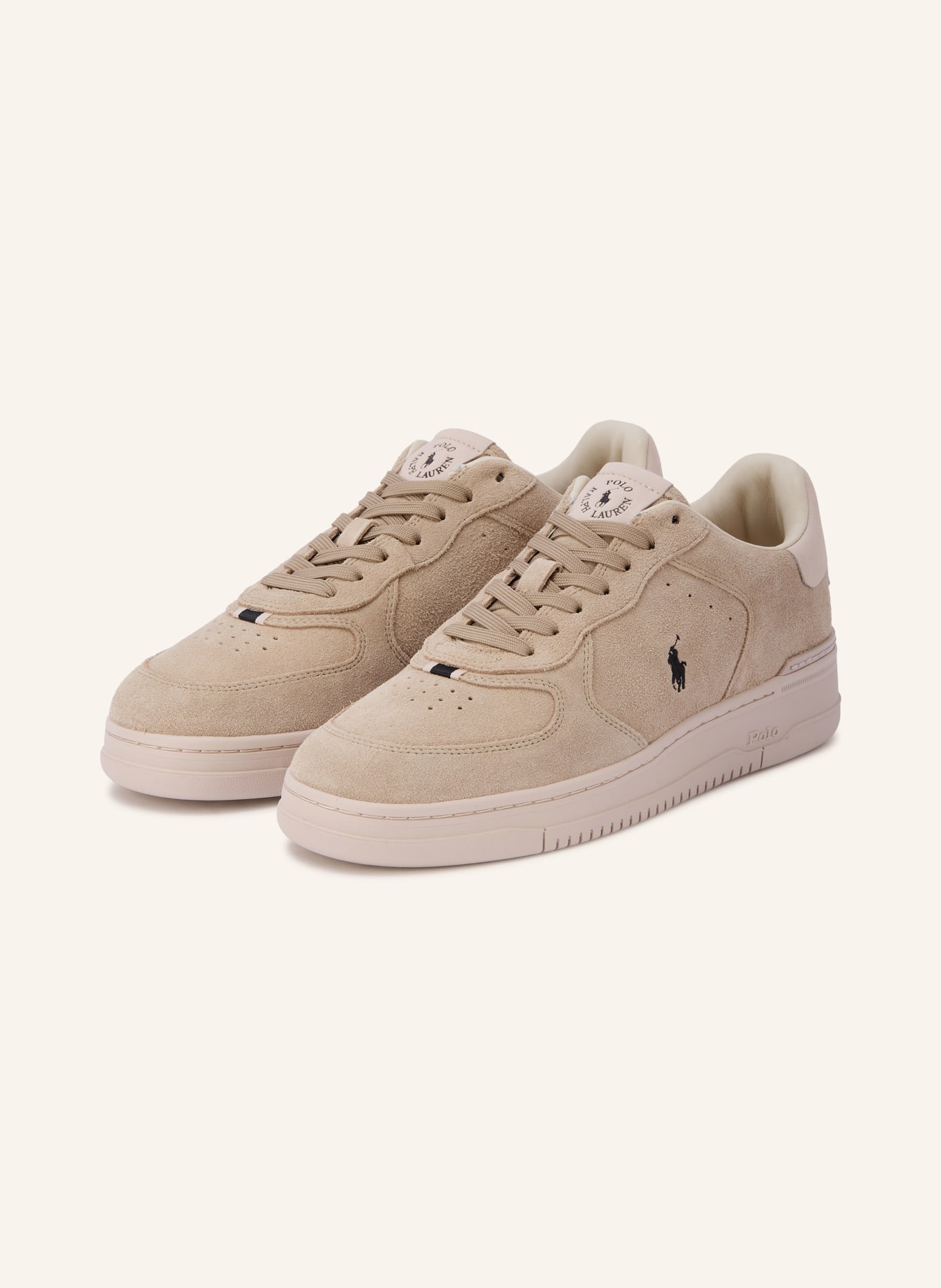 POLO RALPH LAUREN Sneaker MASTERS COURT: BEIGE / CREME