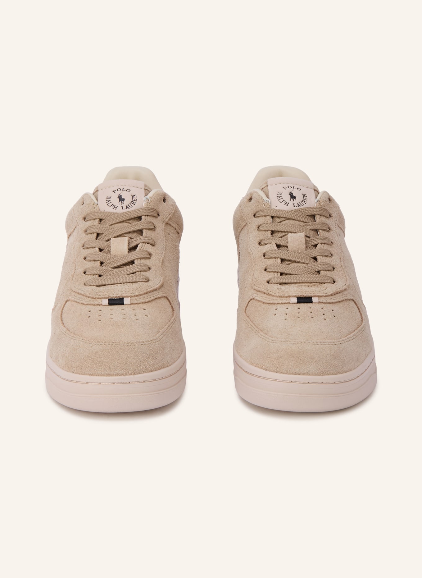 POLO RALPH LAUREN Sneaker MASTERS COURT: BEIGE / CREME