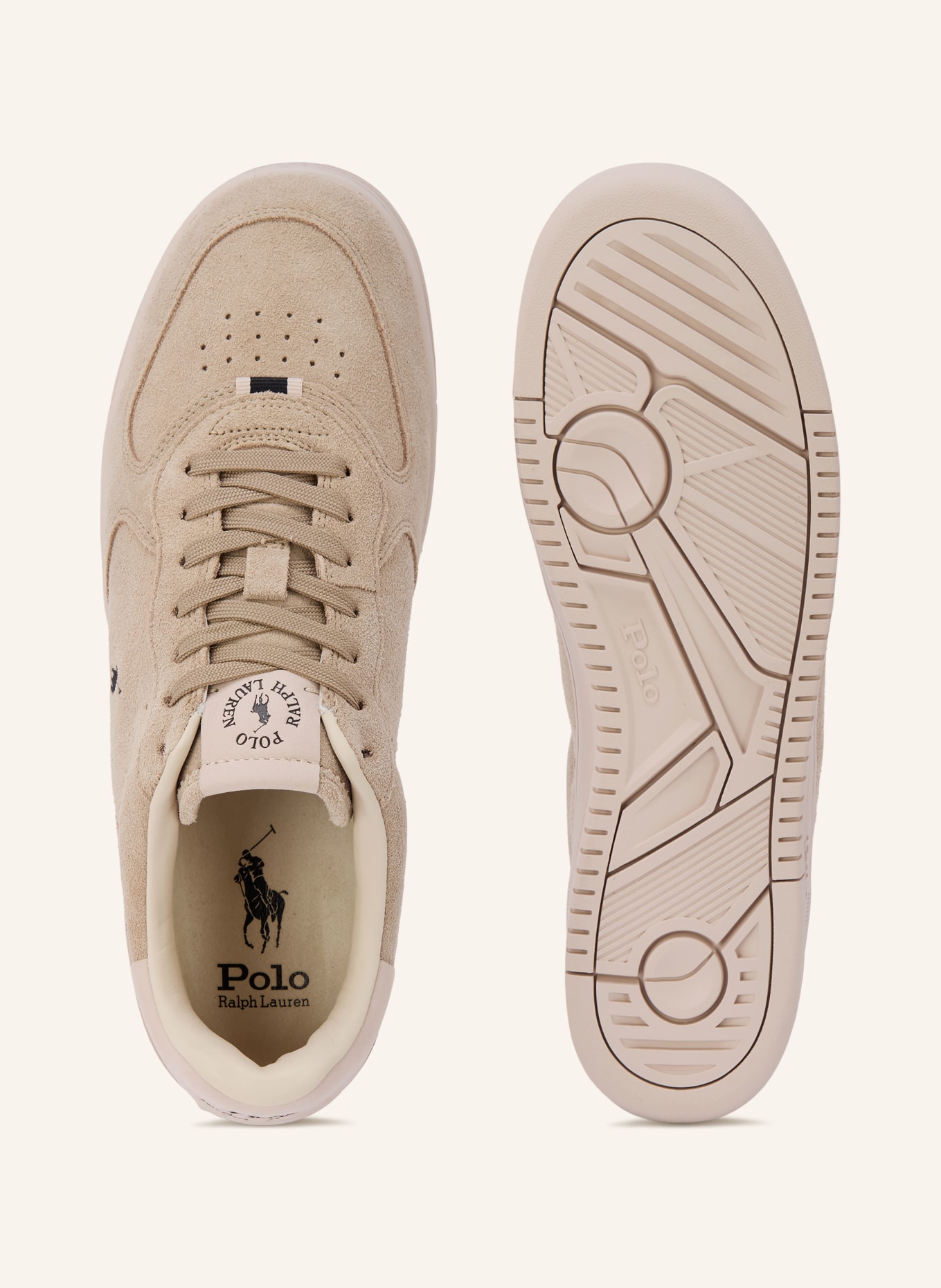 POLO RALPH LAUREN Sneaker MASTERS COURT: BEIGE / CREME
