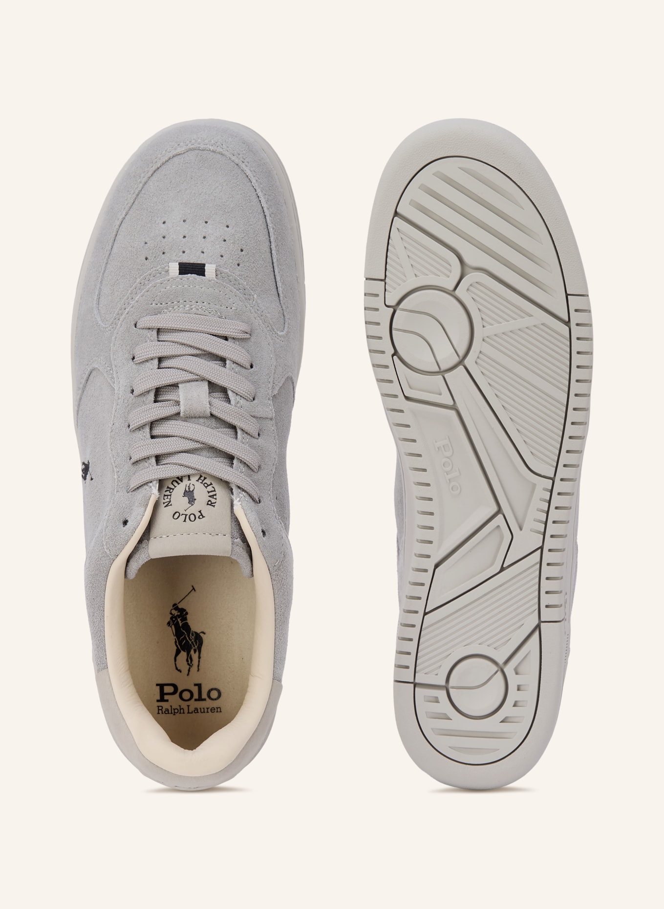 POLO RALPH LAUREN Sneaker MASTERS COURT: HELLGRAU