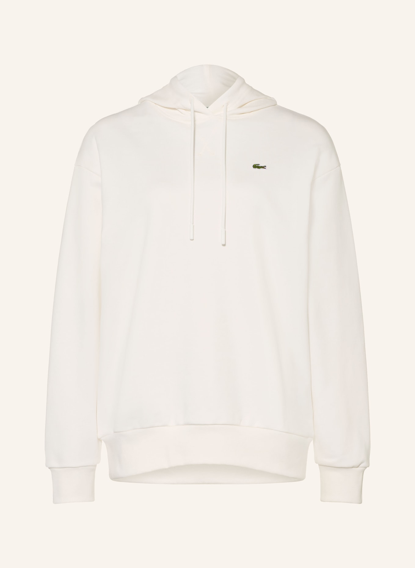 LACOSTE Hoodie: WIT