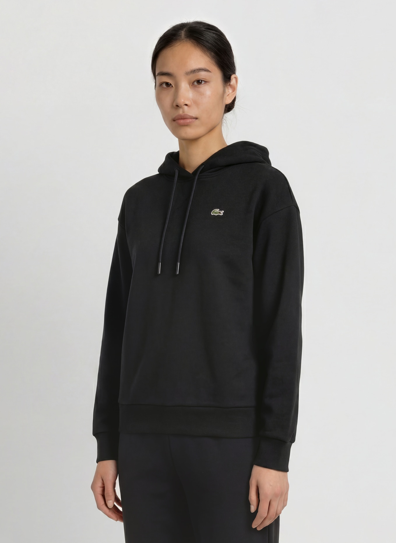 LACOSTE Hoodie: ZWART