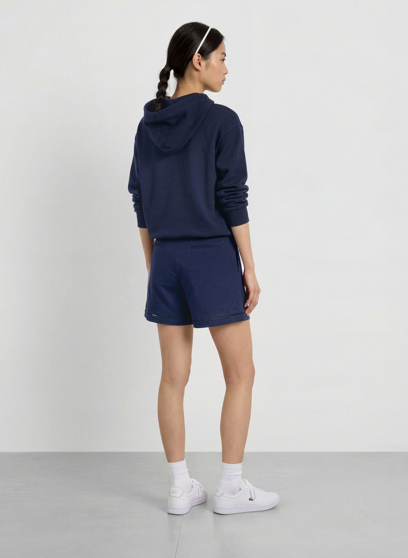 LACOSTE Hoodie: DONKERBLAUW