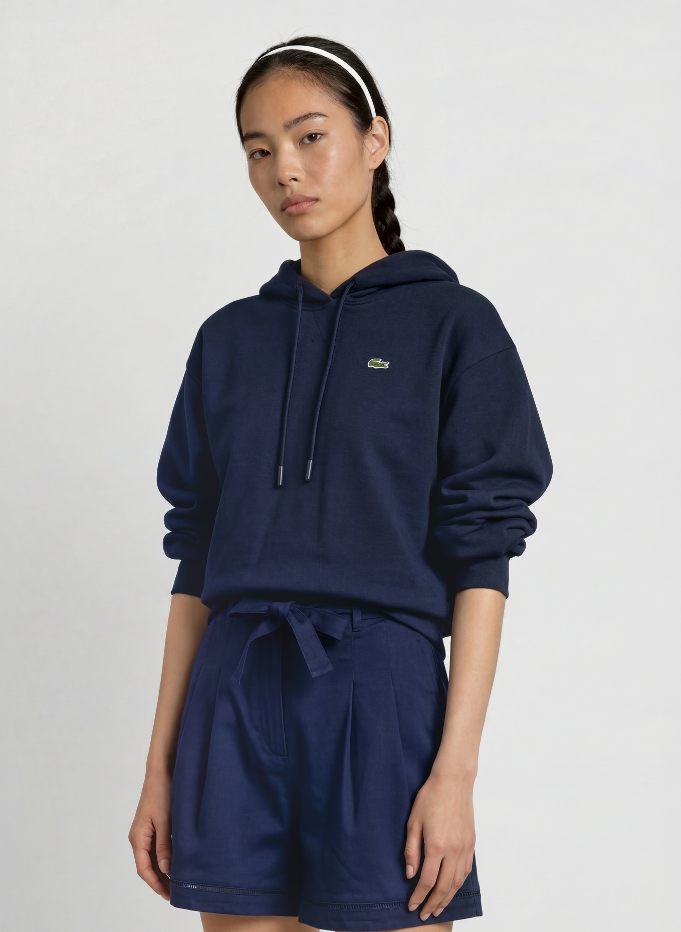 LACOSTE Hoodie: DONKERBLAUW