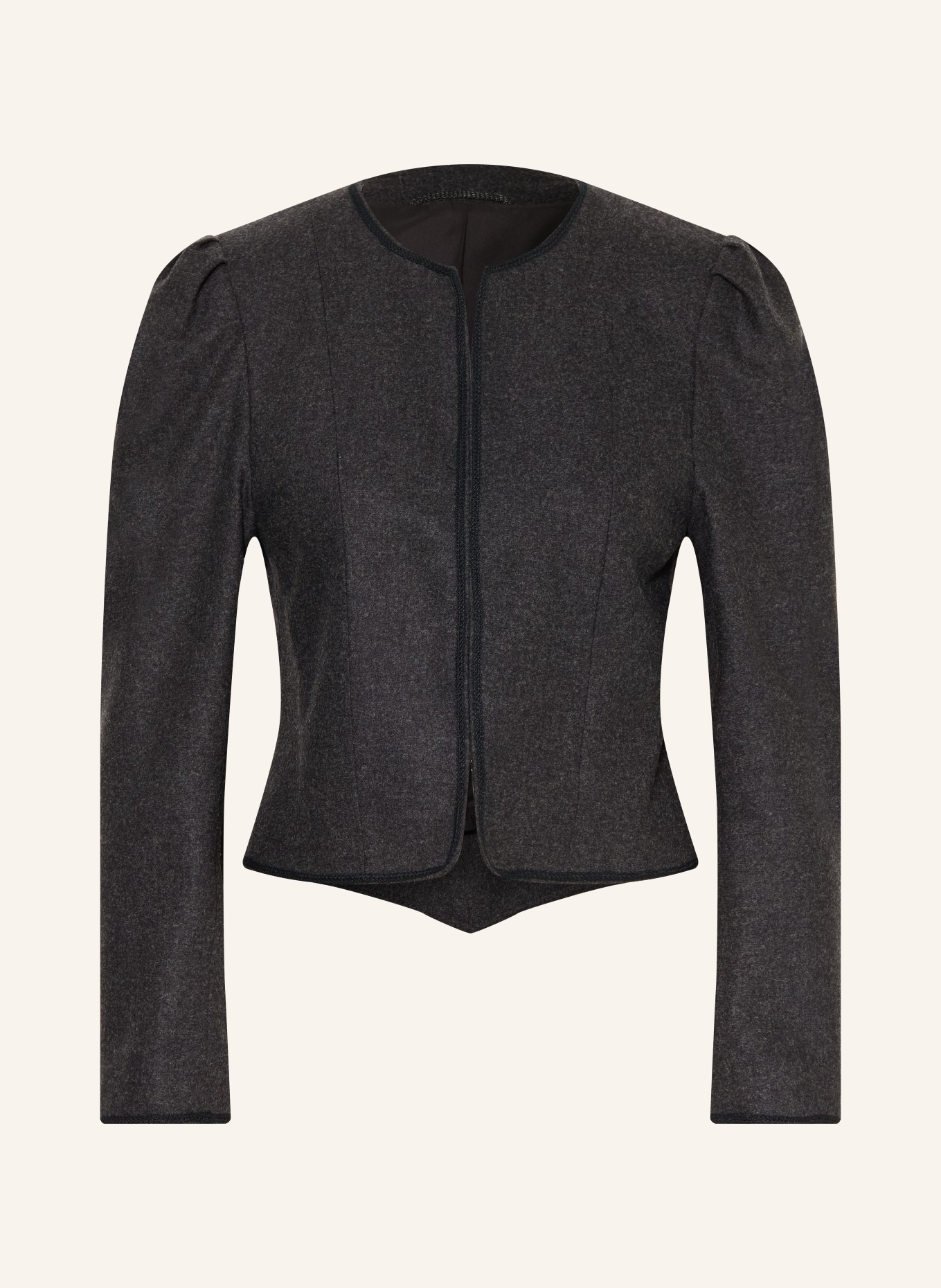 Johann & Johanna Veste Janker: GRIS FONCÉ