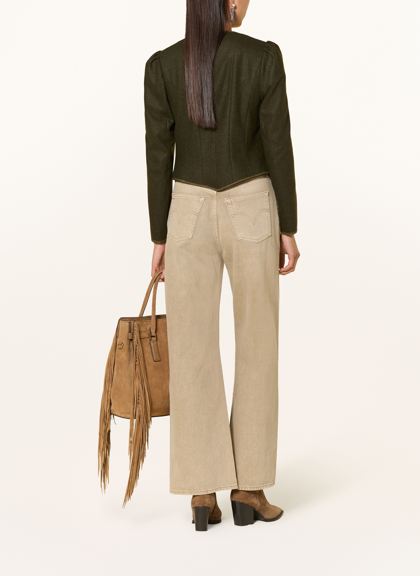 Johann & Johanna Veste Janker: OLIVE