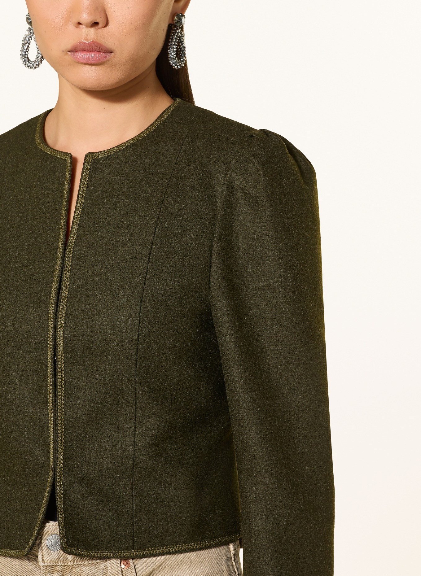 Johann & Johanna Veste Janker: OLIVE