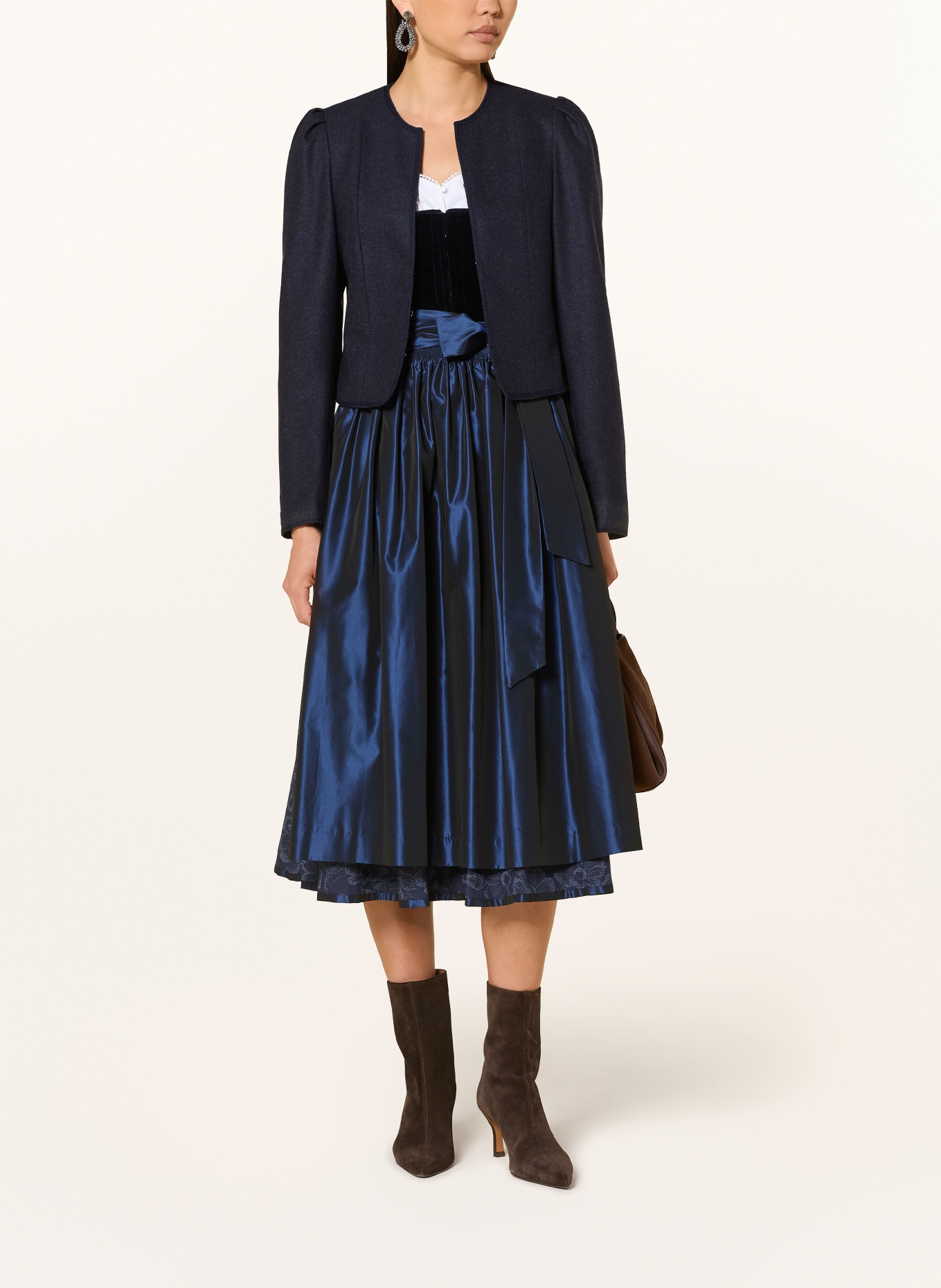 Johann & Johanna Veste Janker: BLEU FONCÉ