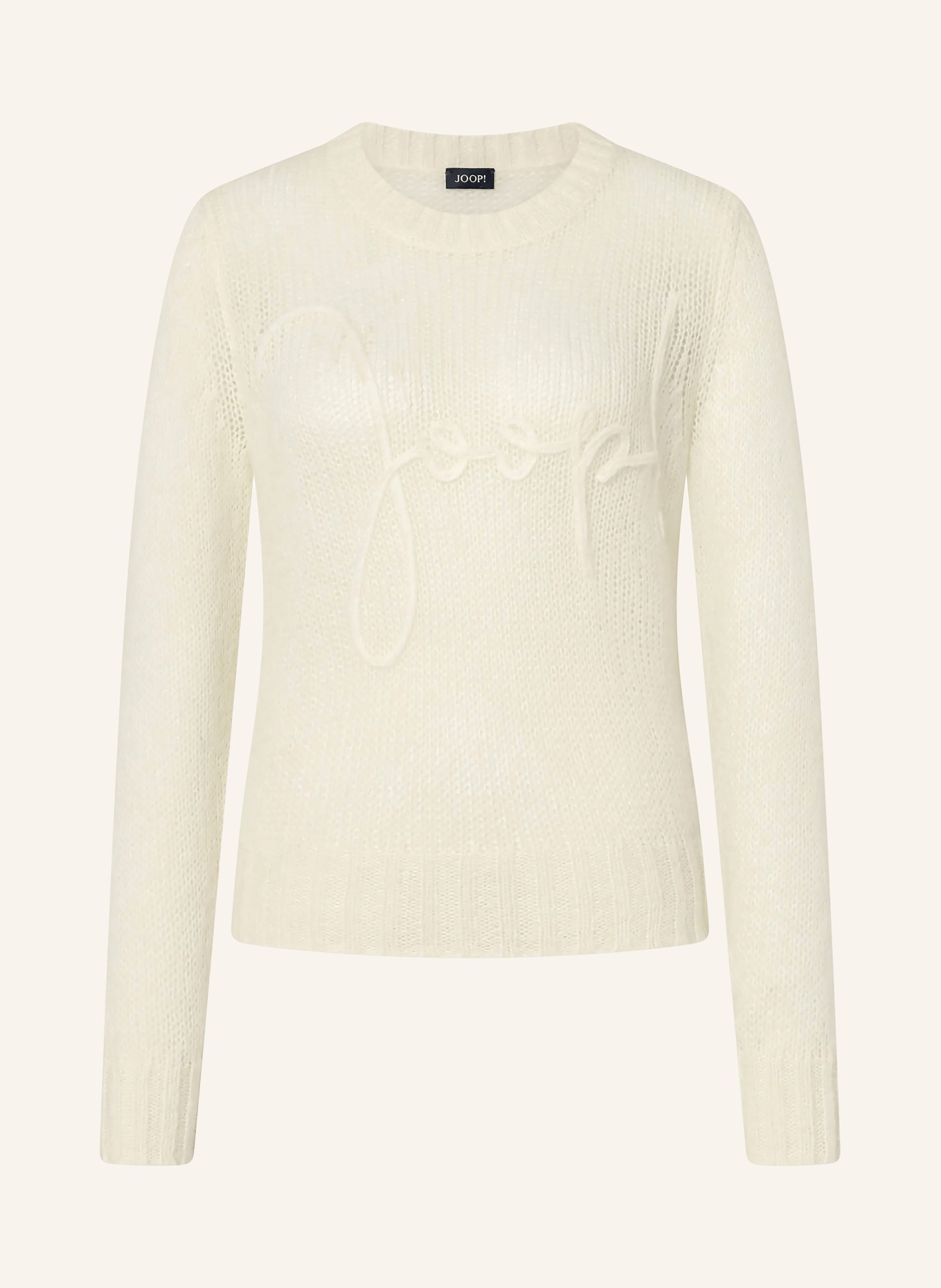 JOOP! KORIN Sweater with Alpaca: WHITE