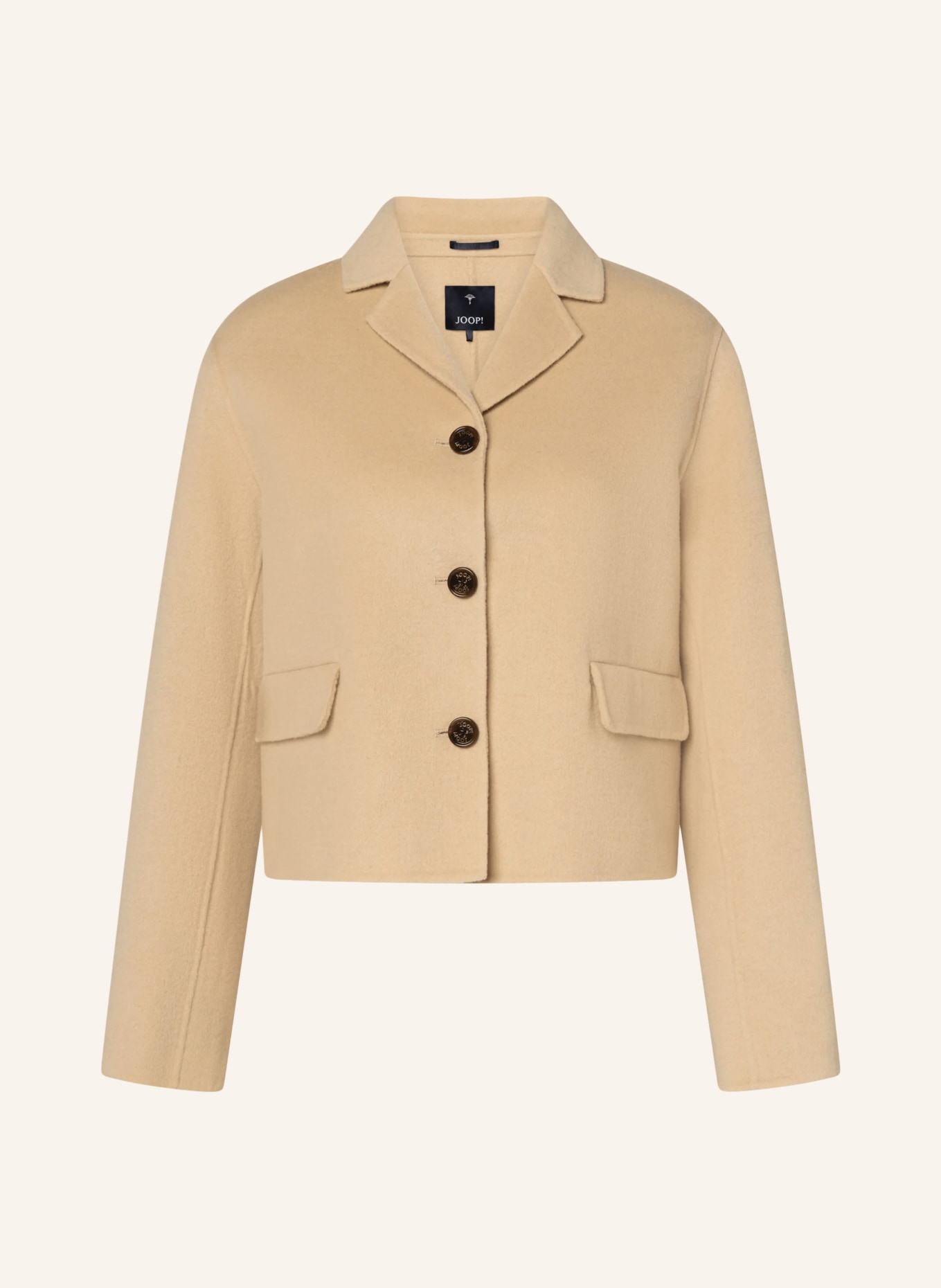 JOOP! Veste boxy JOSELYN: BEIGE