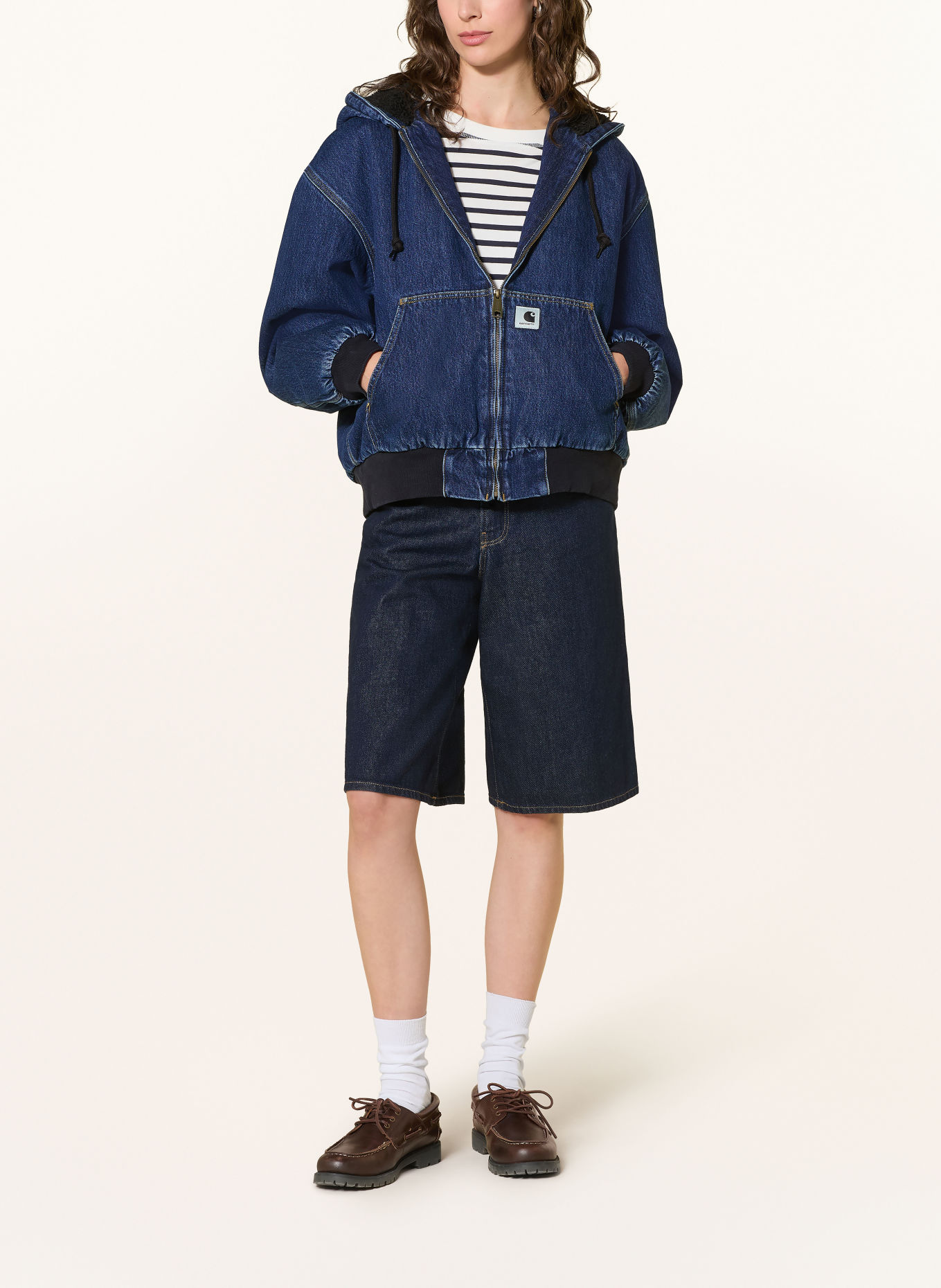 carhartt WIP Jeansjacke SMITH: 0106 Blue, stone washed