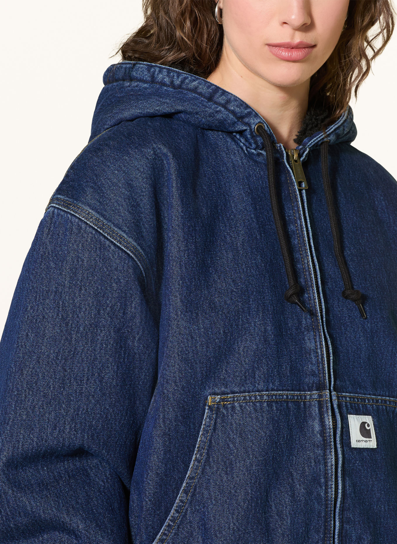 carhartt WIP Jeansjacke SMITH: 0106 Blue, stone washed