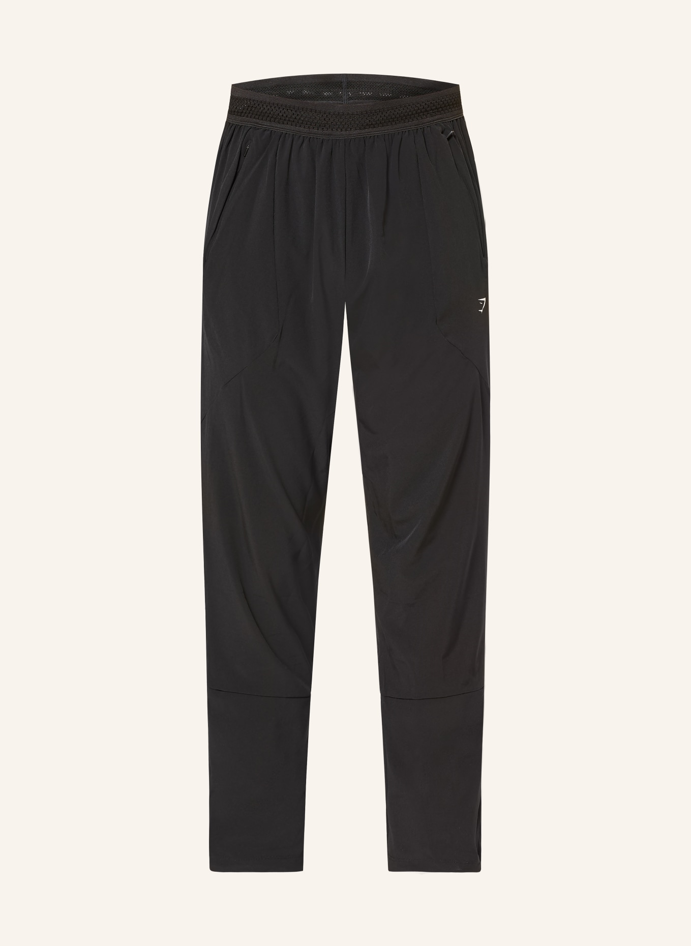 GYMSHARK Laufhose RUNNING: SCHWARZ