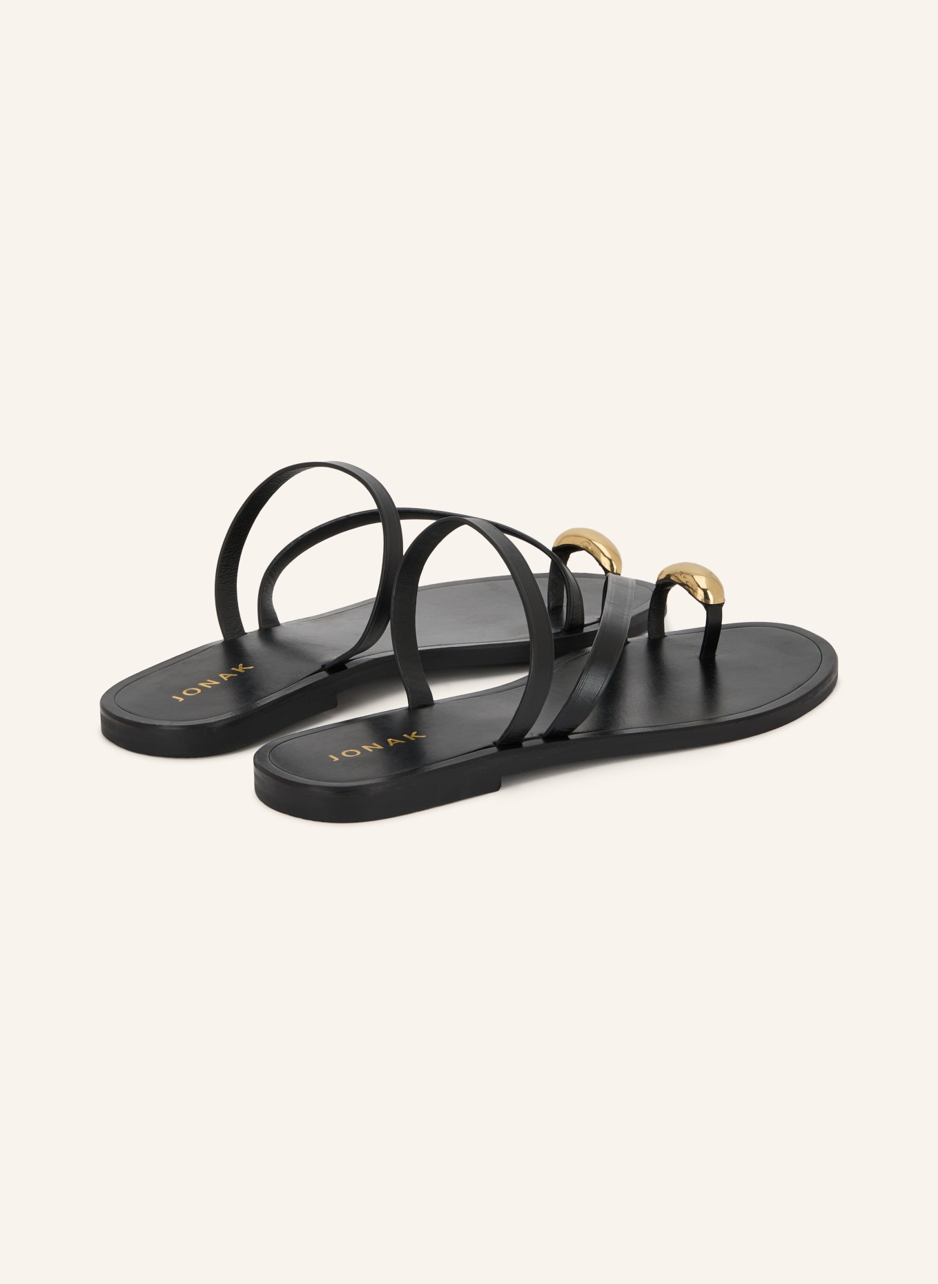 JONAK Teenslippers WIFE: ZWART