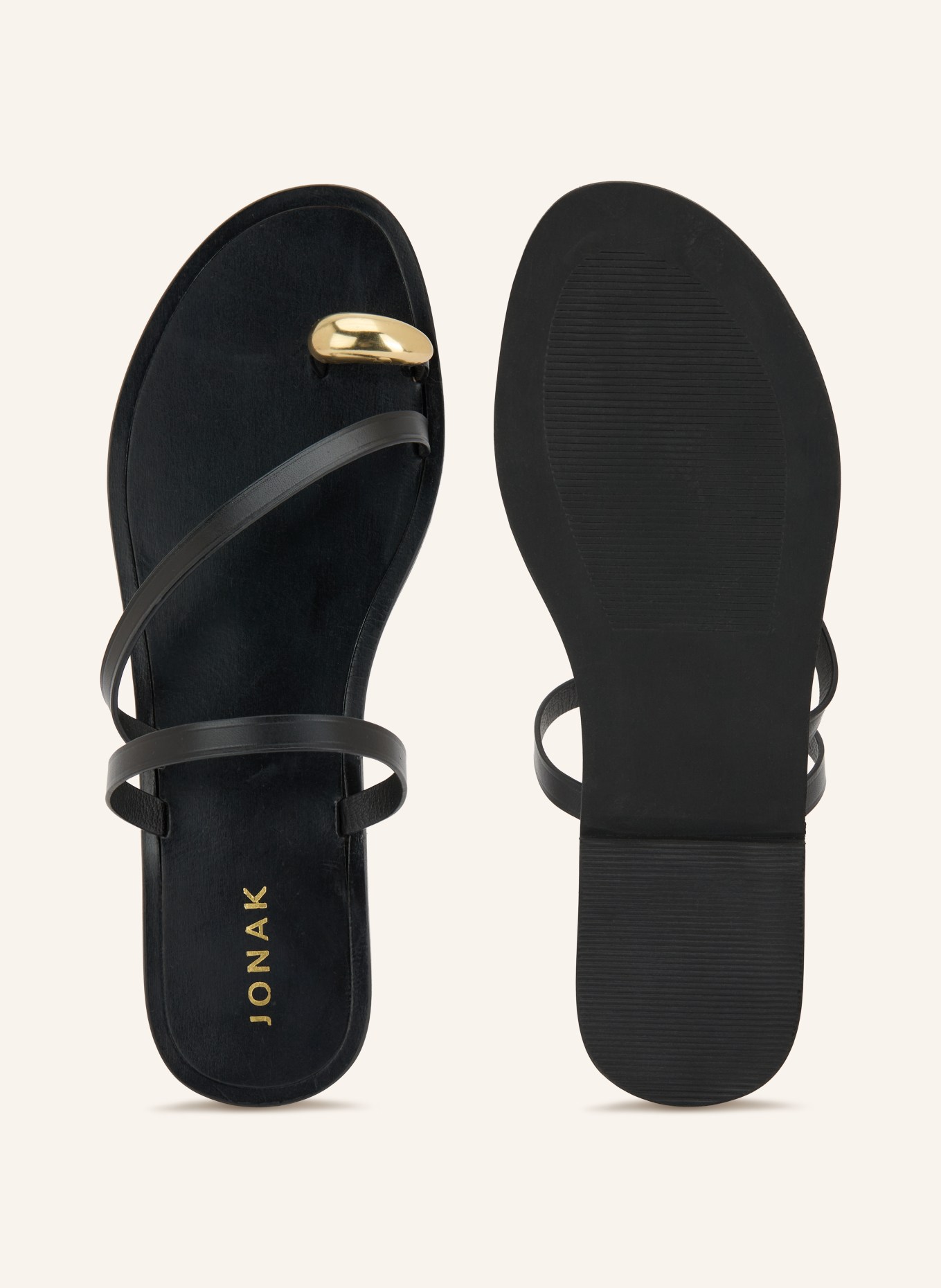 JONAK Teenslippers WIFE: ZWART