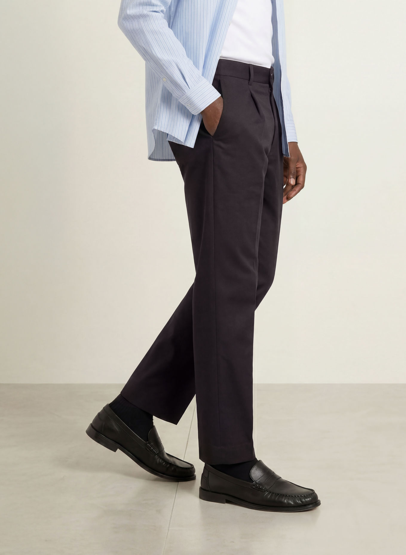 PAUL Slim-fit Chinos: DARK BLUE