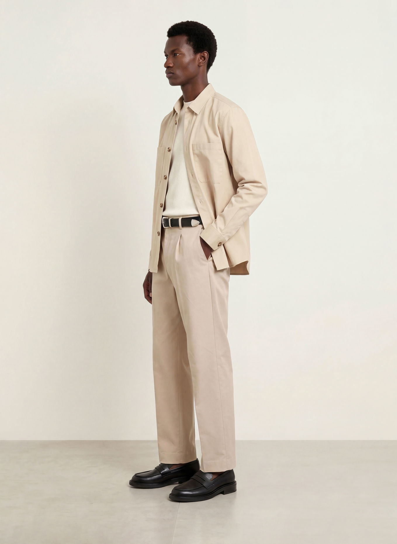 PAUL Hemd Comfort Fit: BEIGE