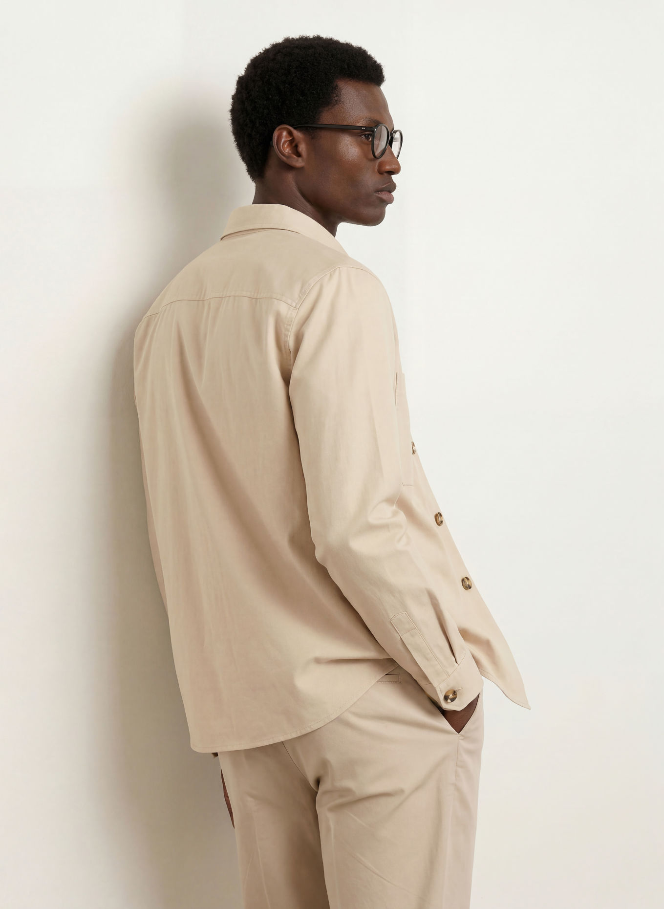 PAUL Hemd Comfort Fit: BEIGE