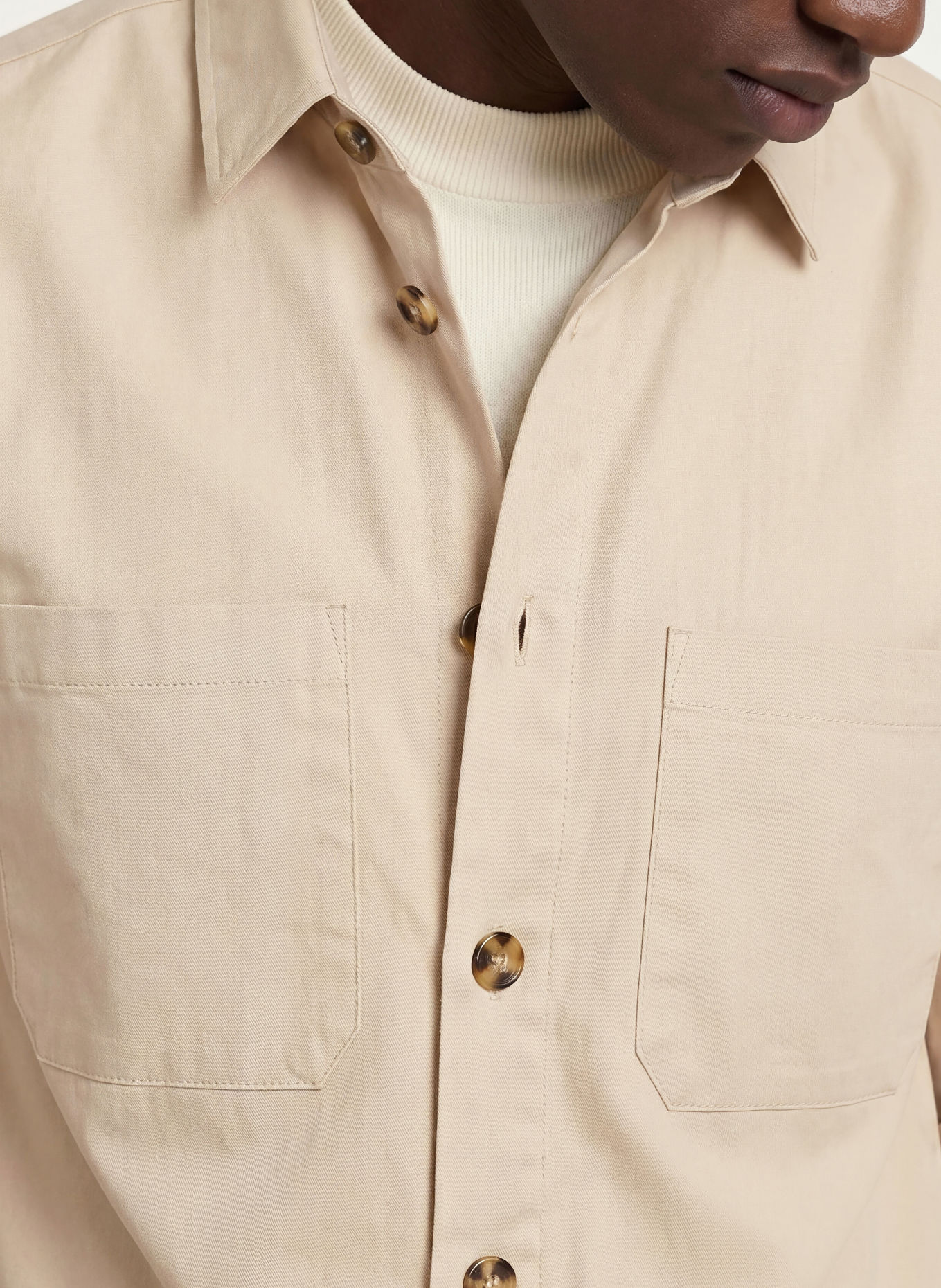 PAUL Hemd Comfort Fit: BEIGE