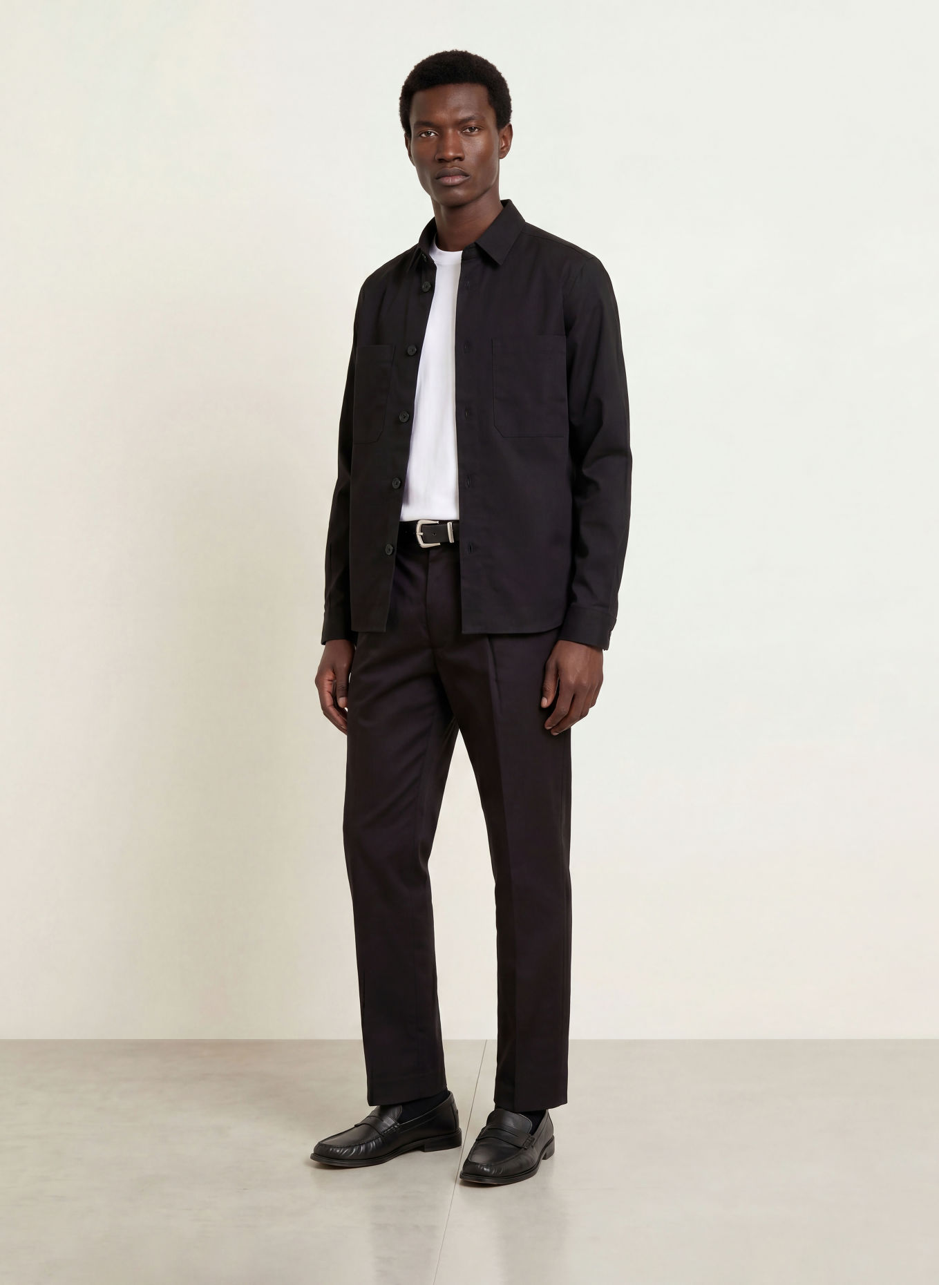 PAUL Hemd Comfort Fit: SCHWARZ