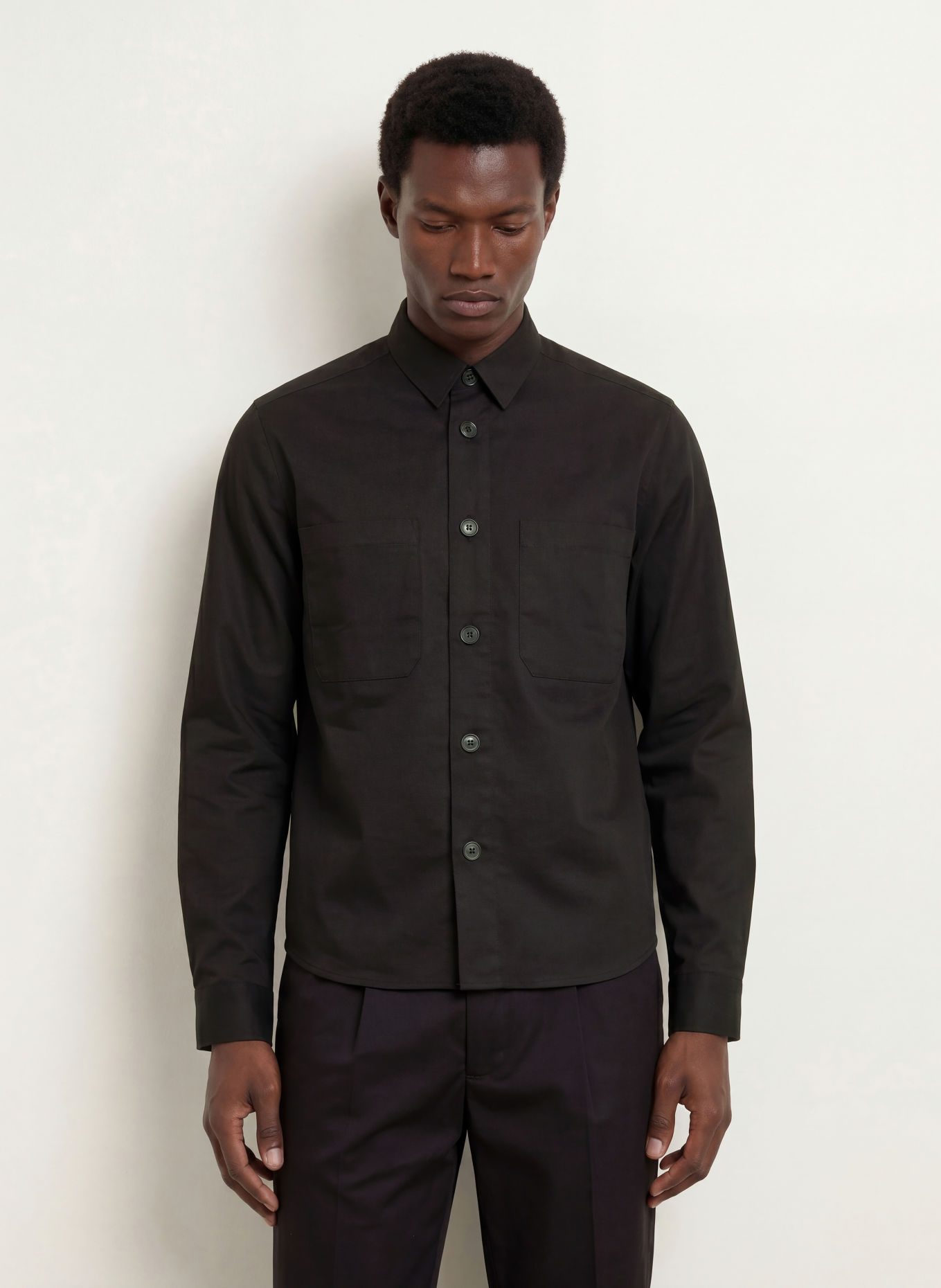 PAUL Hemd Comfort Fit: SCHWARZ