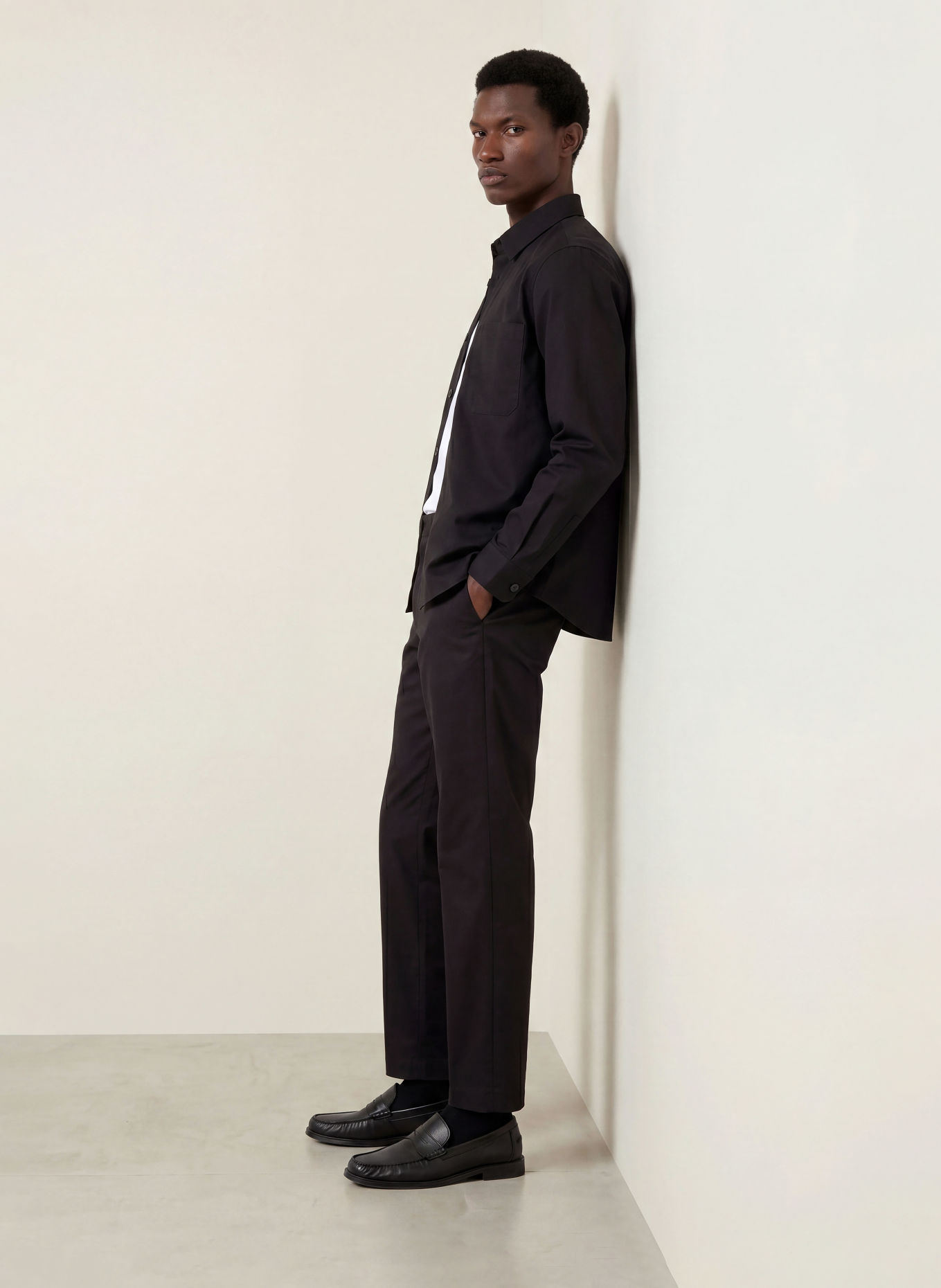 PAUL Hemd Comfort Fit: SCHWARZ