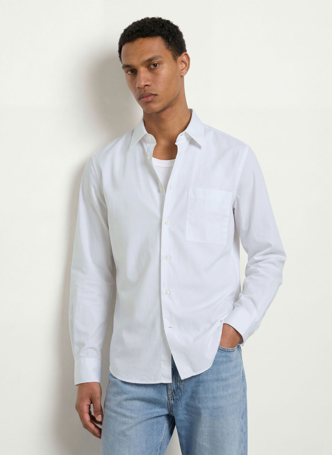 PAUL Comfort Fit Shirt: WHITE