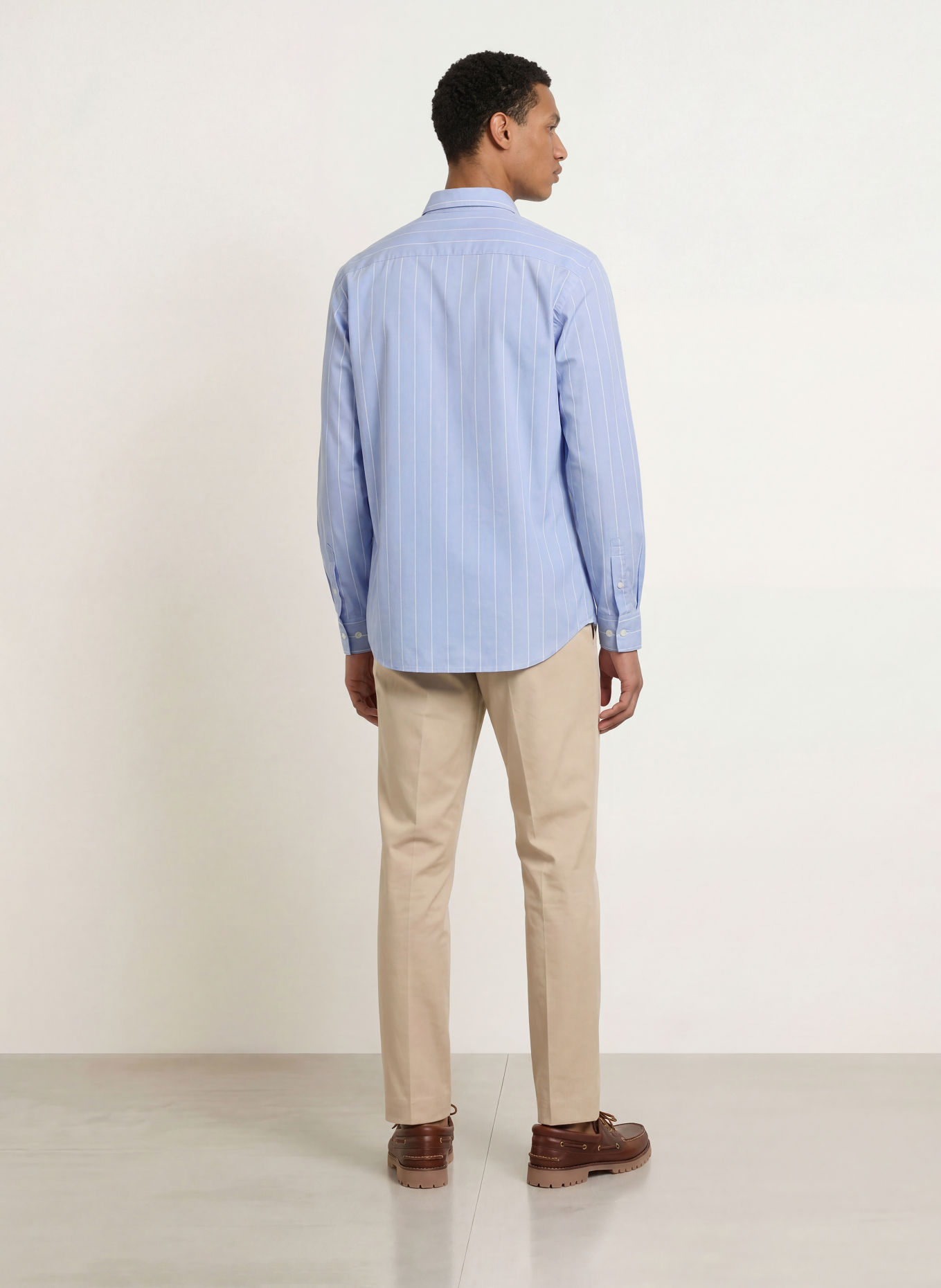 PAUL Hemd Comfort Fit: HELLBLAU / WEISS