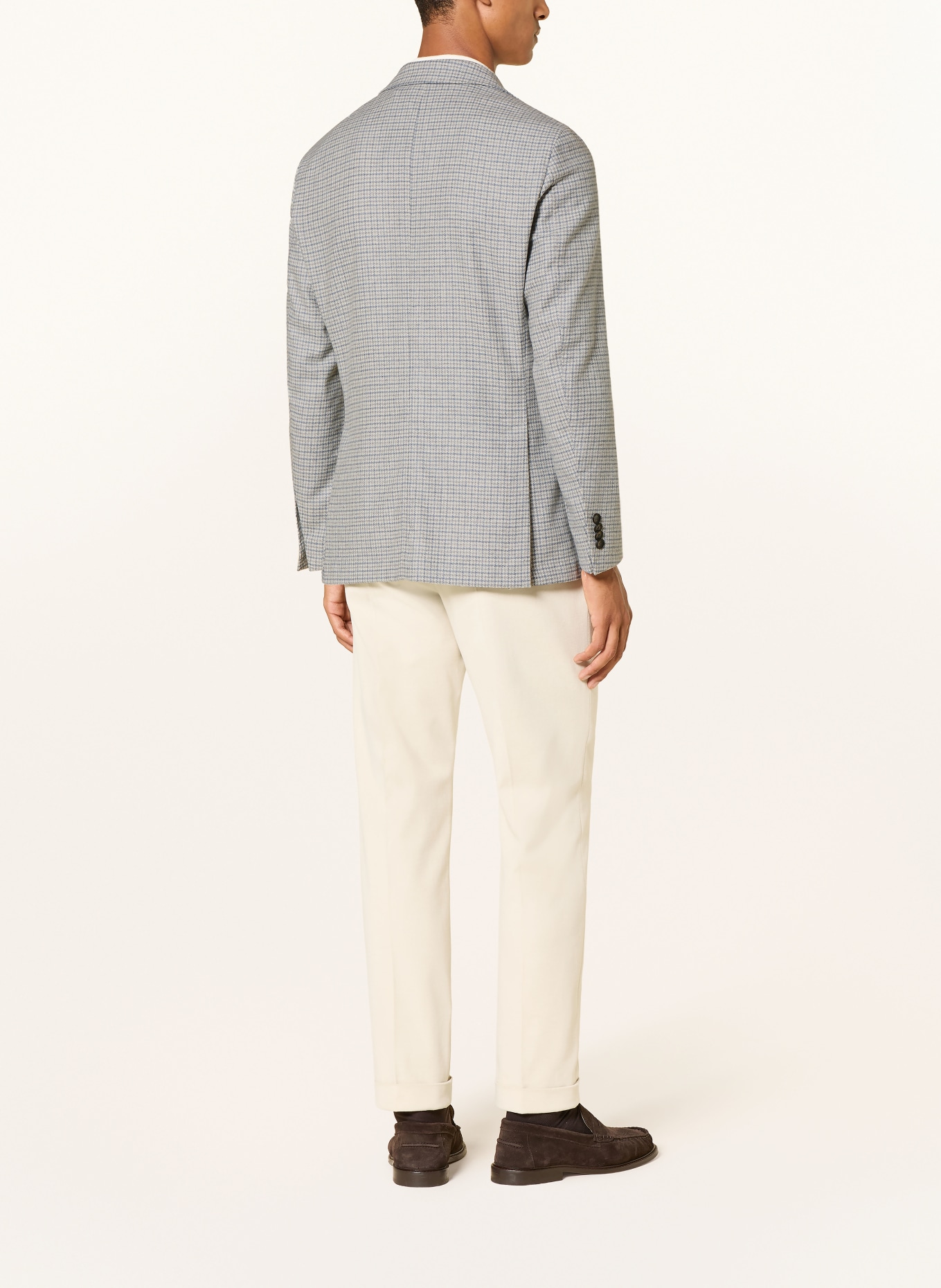 windsor. Sakko GIRO Shaped Fit: BLAUGRAU / GRAU / WEISS