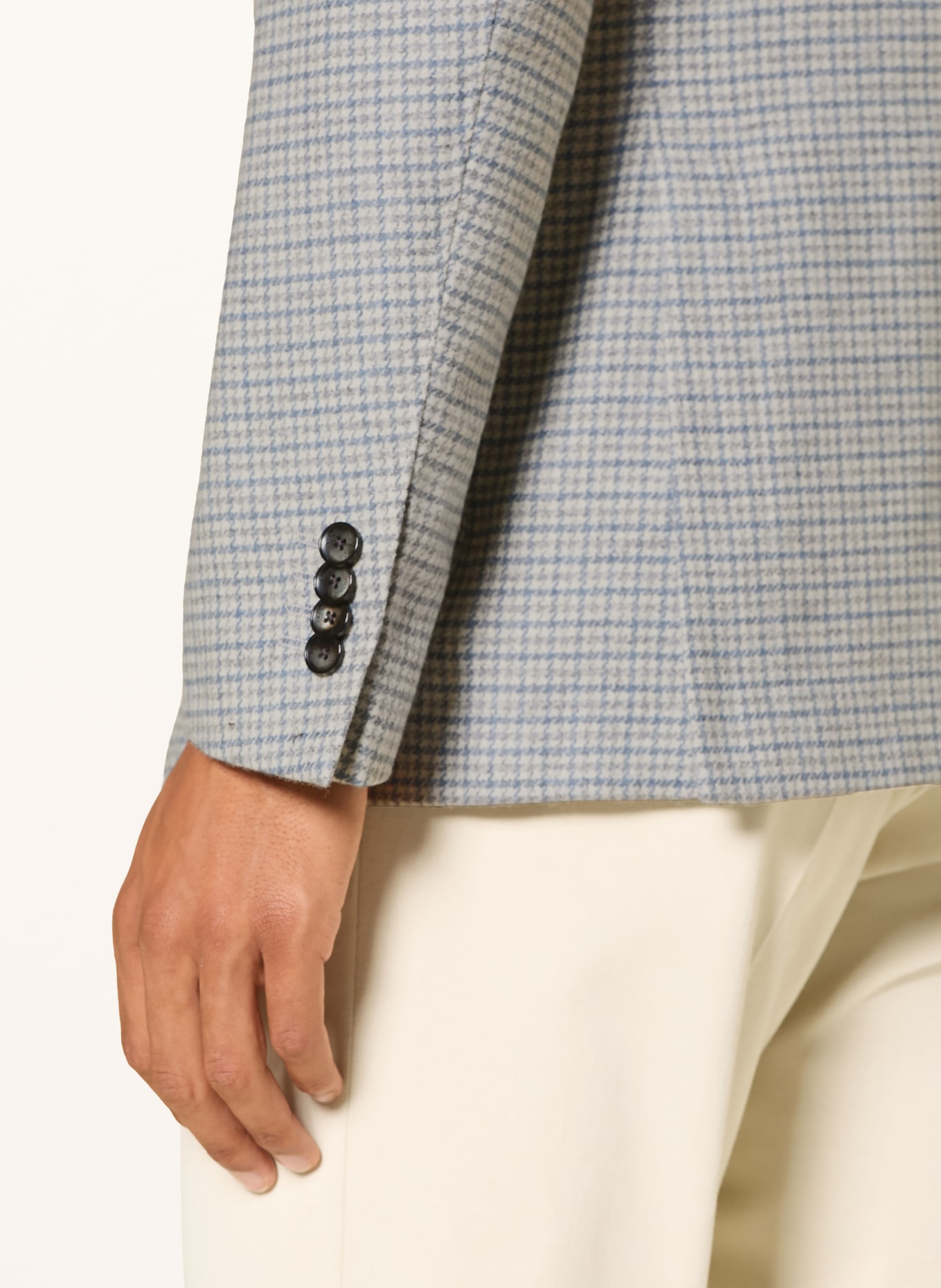 windsor. Sakko GIRO Shaped Fit: BLAUGRAU / GRAU / WEISS