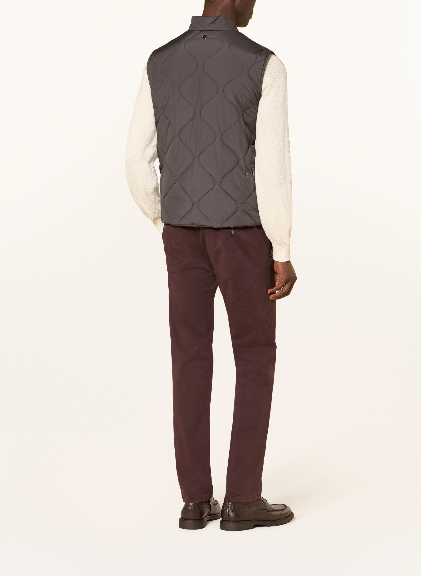 windsor. Pantalon Chino CINO-D coupe slim: MARRON FONCÉ