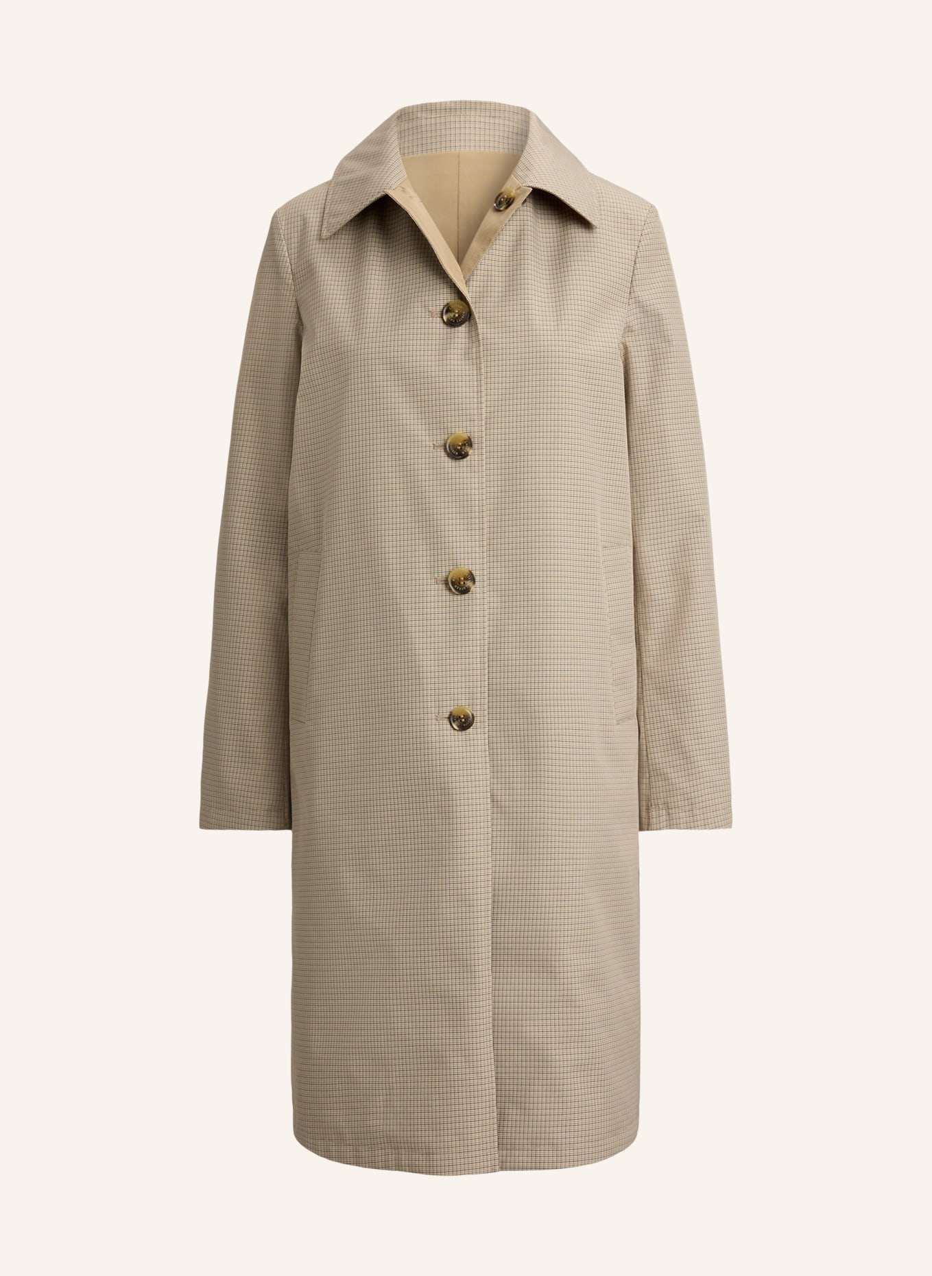 LAUREN RALPH LAUREN Mantel zum Wenden: BEIGE / DUNKELBLAU