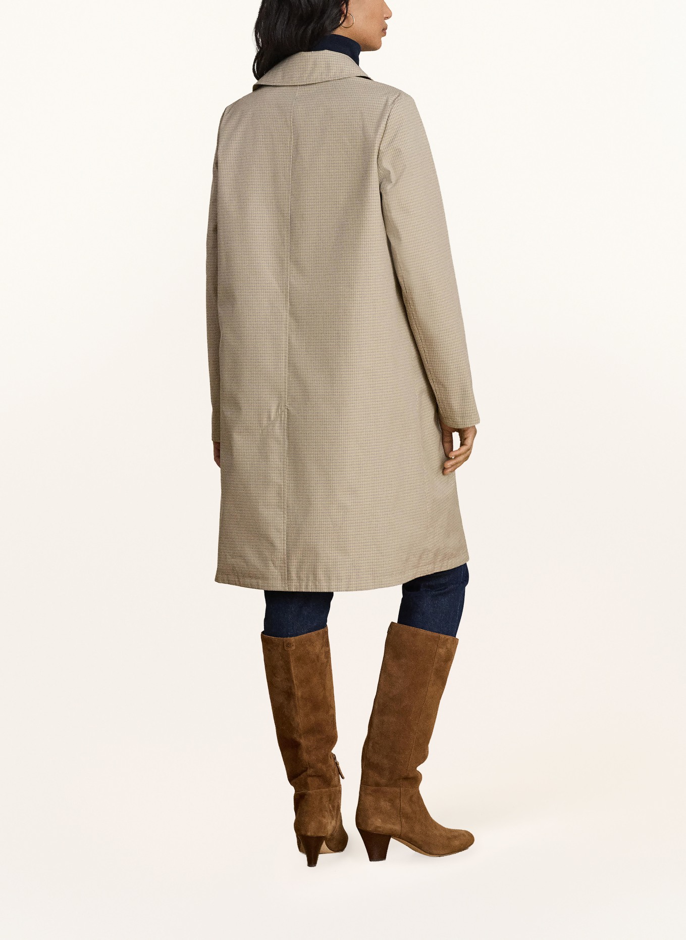 LAUREN RALPH LAUREN Mantel zum Wenden: BEIGE / DUNKELBLAU