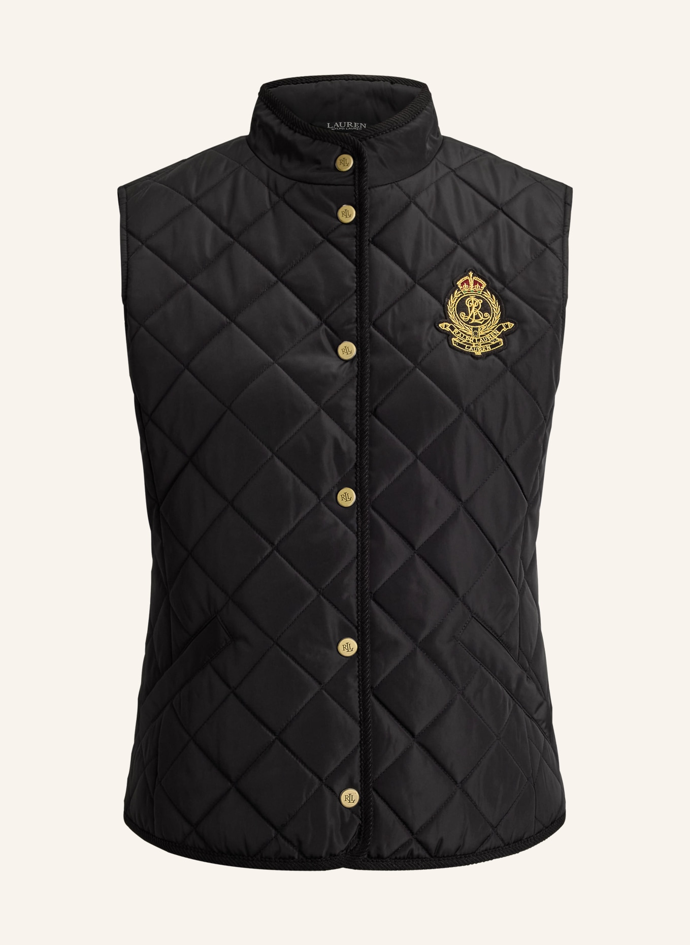 LAUREN RALPH LAUREN Steppweste: SCHWARZ