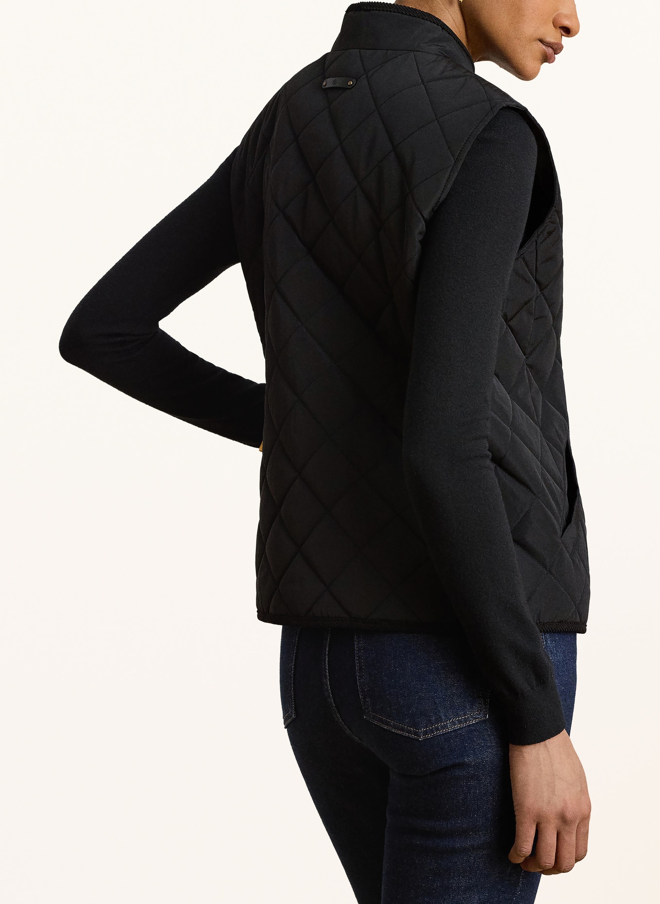 LAUREN RALPH LAUREN Steppweste: SCHWARZ