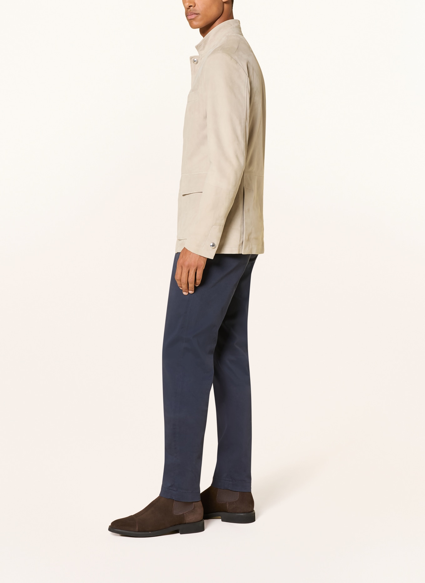 eleventy Chino Extra Slim Fit: DUNKELBLAU