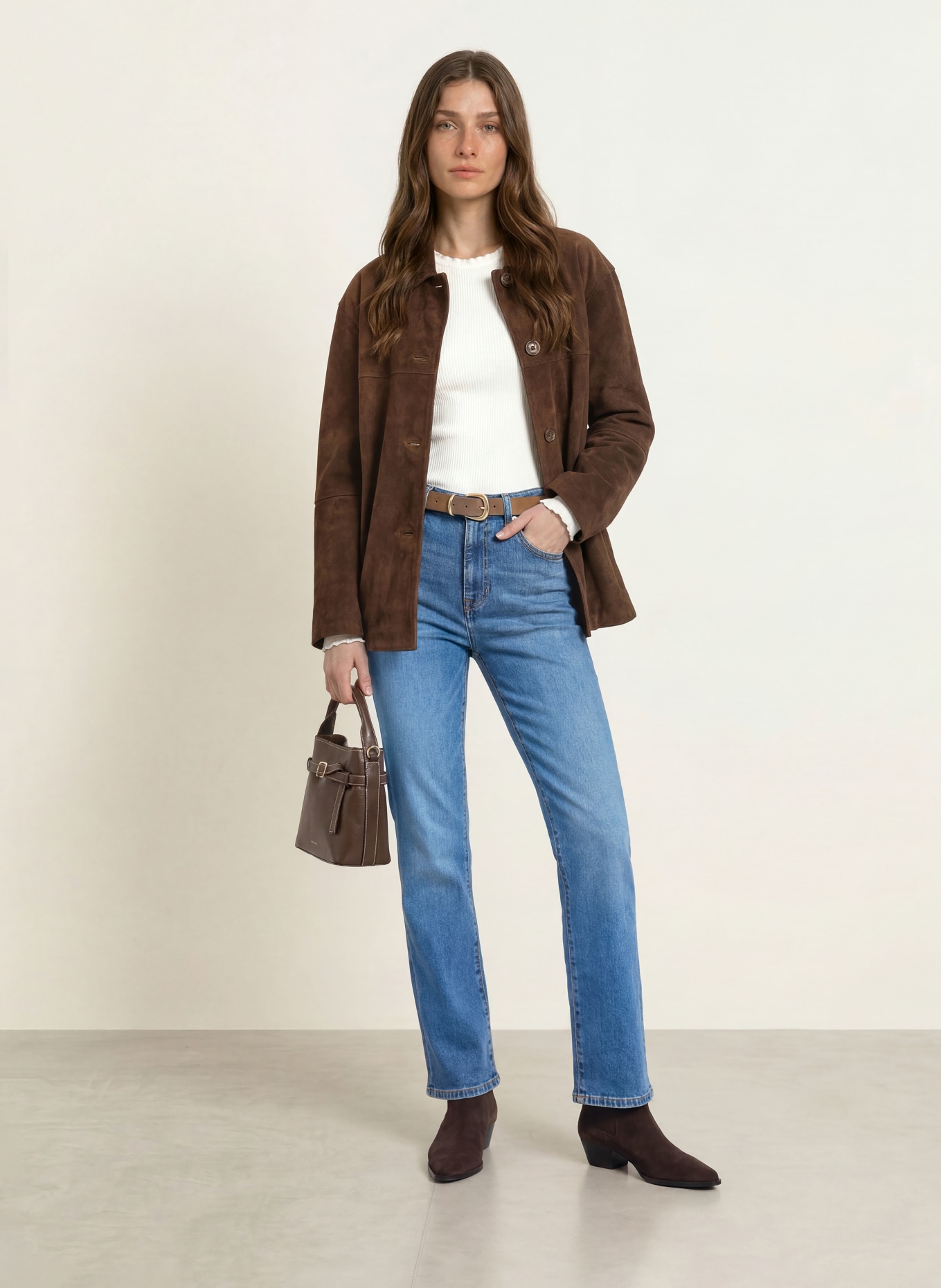 AG Jeans Proste dżinsy BRINLEY: SUEY SUEY
