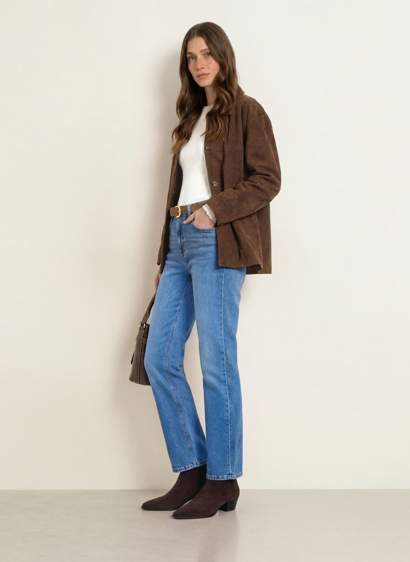 AG Jeans Proste dżinsy BRINLEY: SUEY SUEY