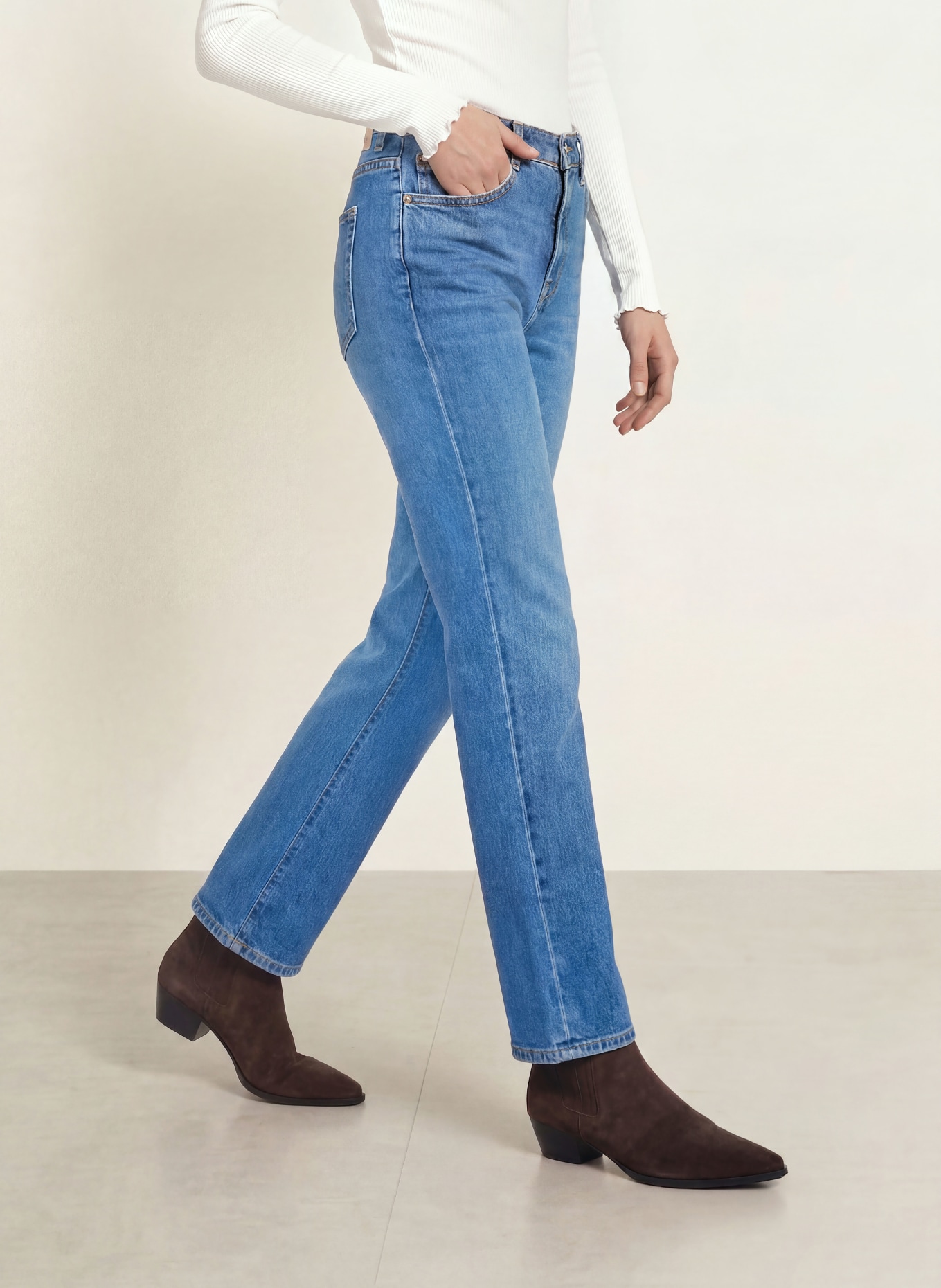 AG Jeans Proste dżinsy BRINLEY: SUEY SUEY