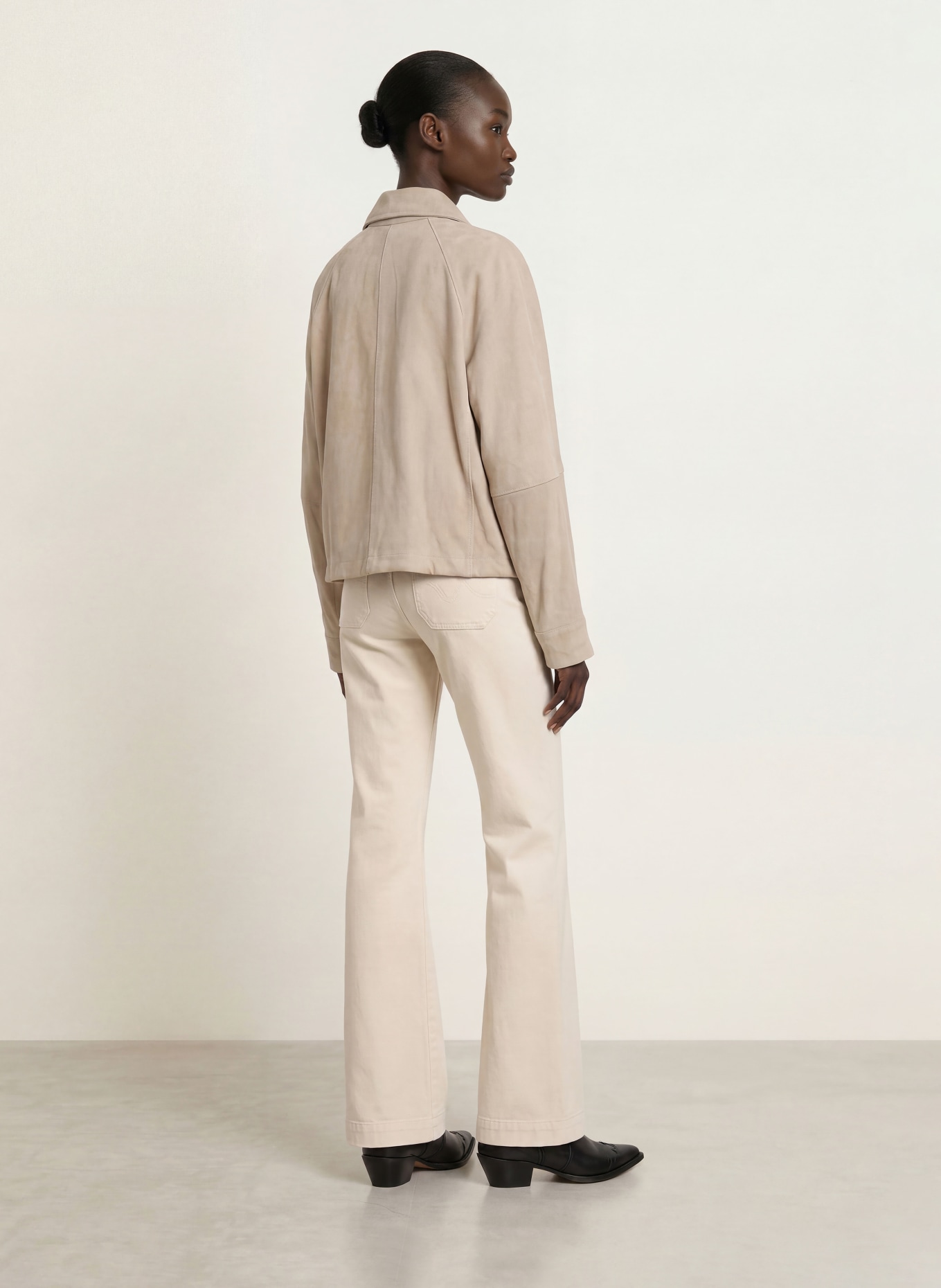 AG Jeans Jeansy wide leg MINAJY: ATWH ANTIQUE WHITE