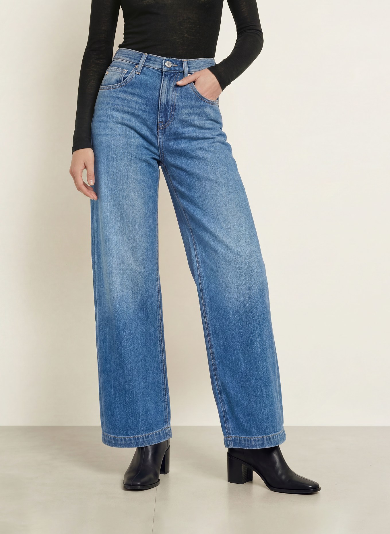 AG Jeans Jeansy typu barrel HATTIE: FLET FLEET